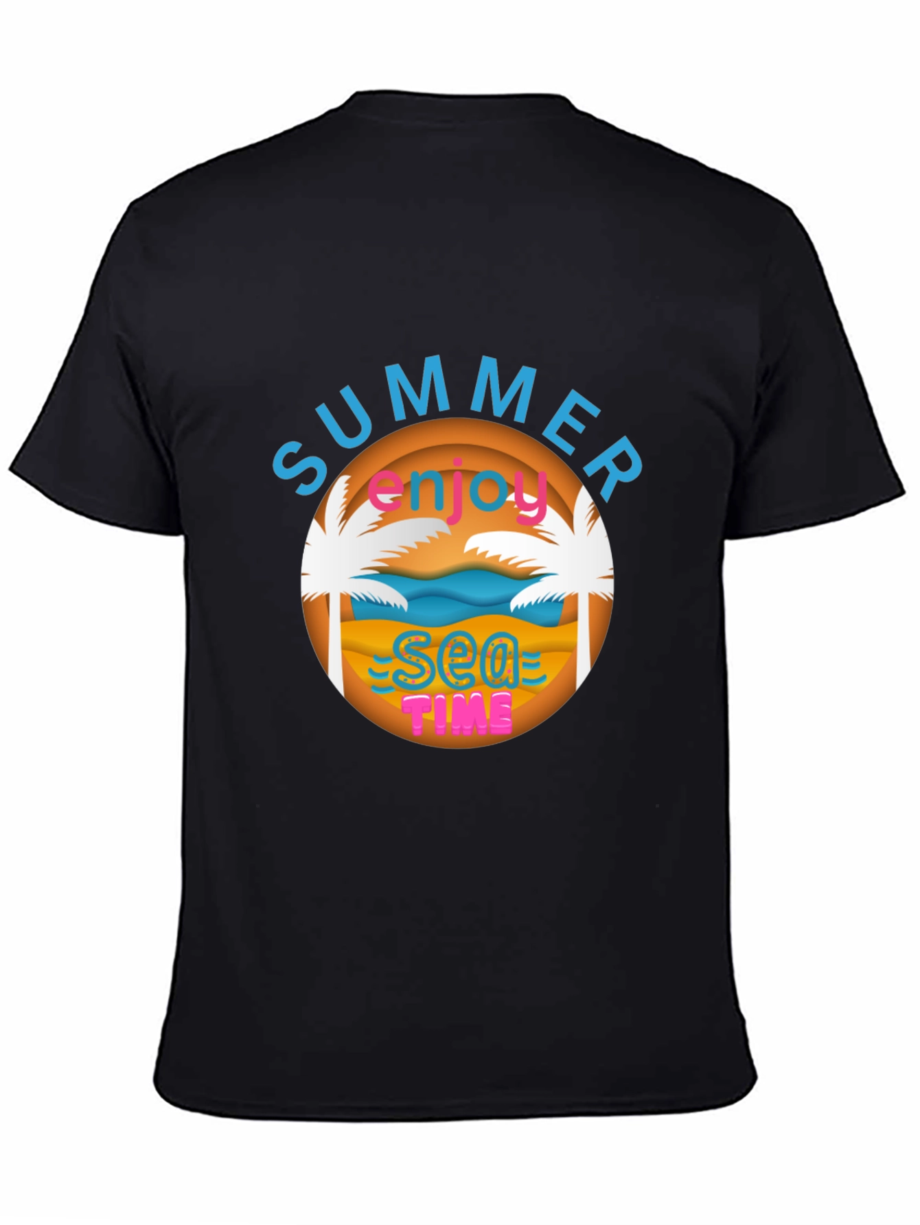 Summer Sea Time Graphic T-Shirt