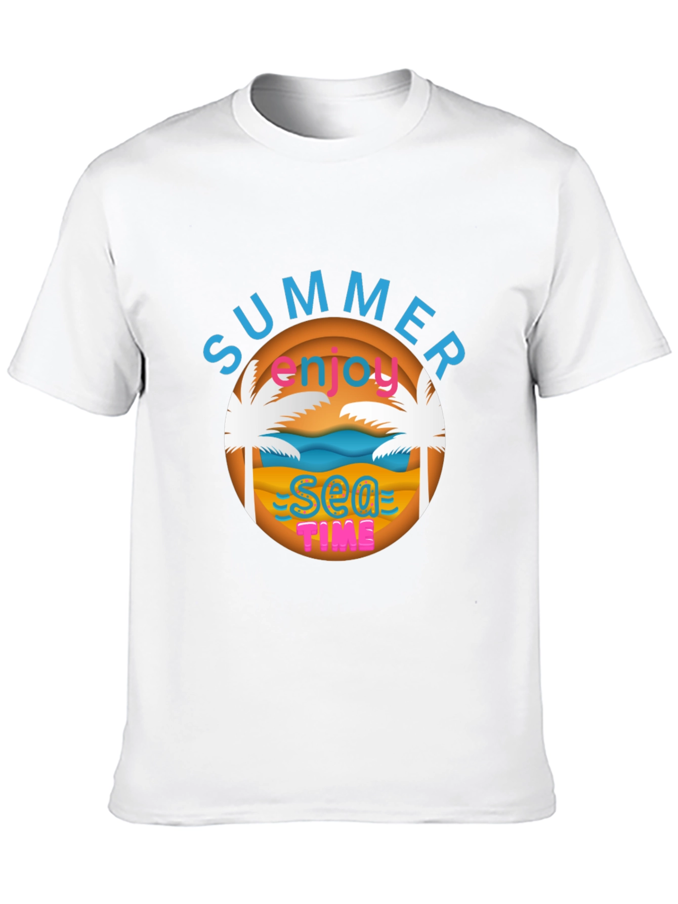 Summer Sea Time Graphic T-Shirt