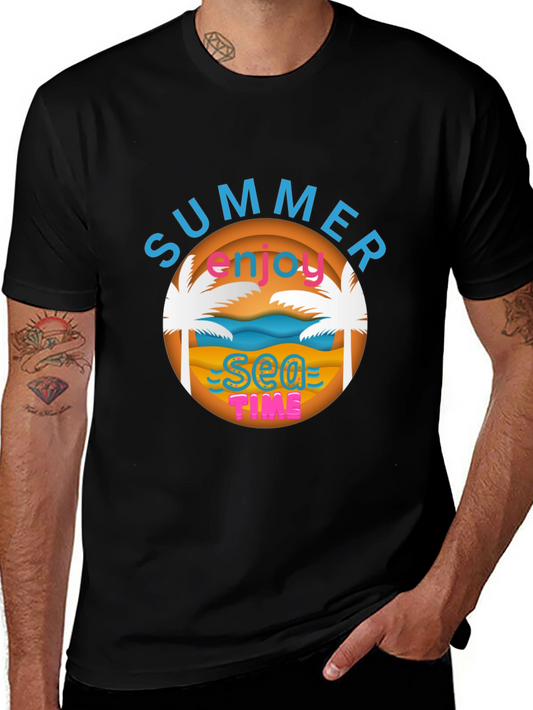 Summer Sea Time Graphic T-Shirt