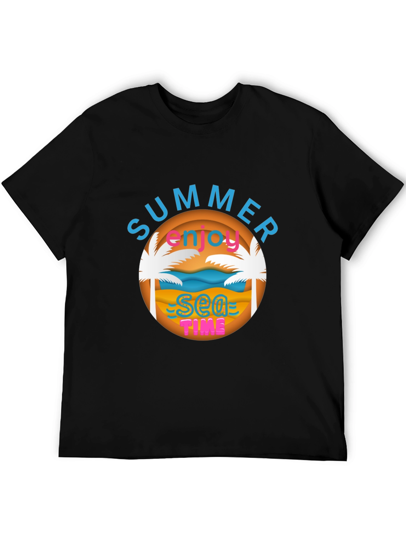 Summer Sea Time Graphic T-Shirt