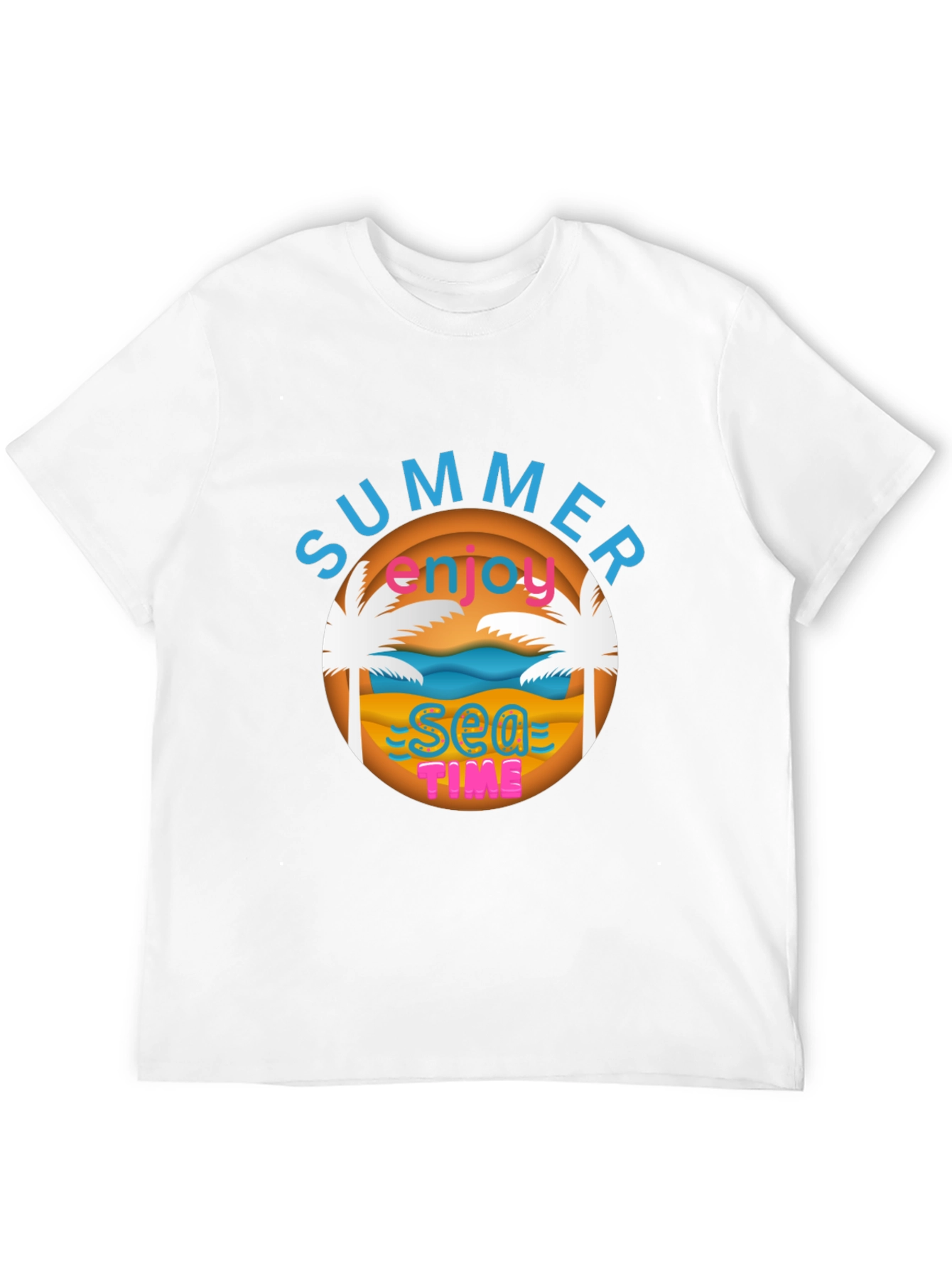 Summer Sea Time Graphic T-Shirt