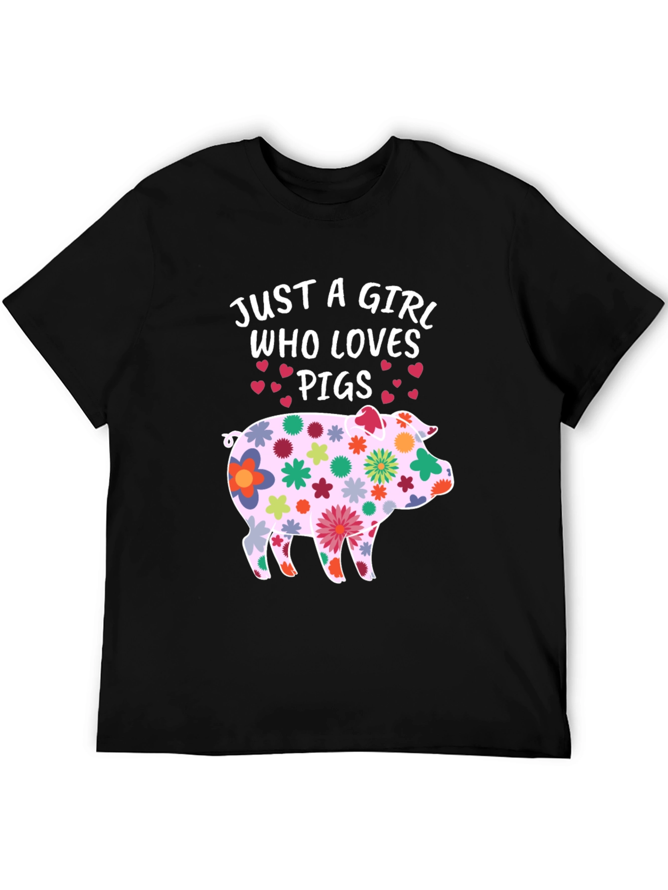 Just a Girl Who Loves Pigs T-Shirt