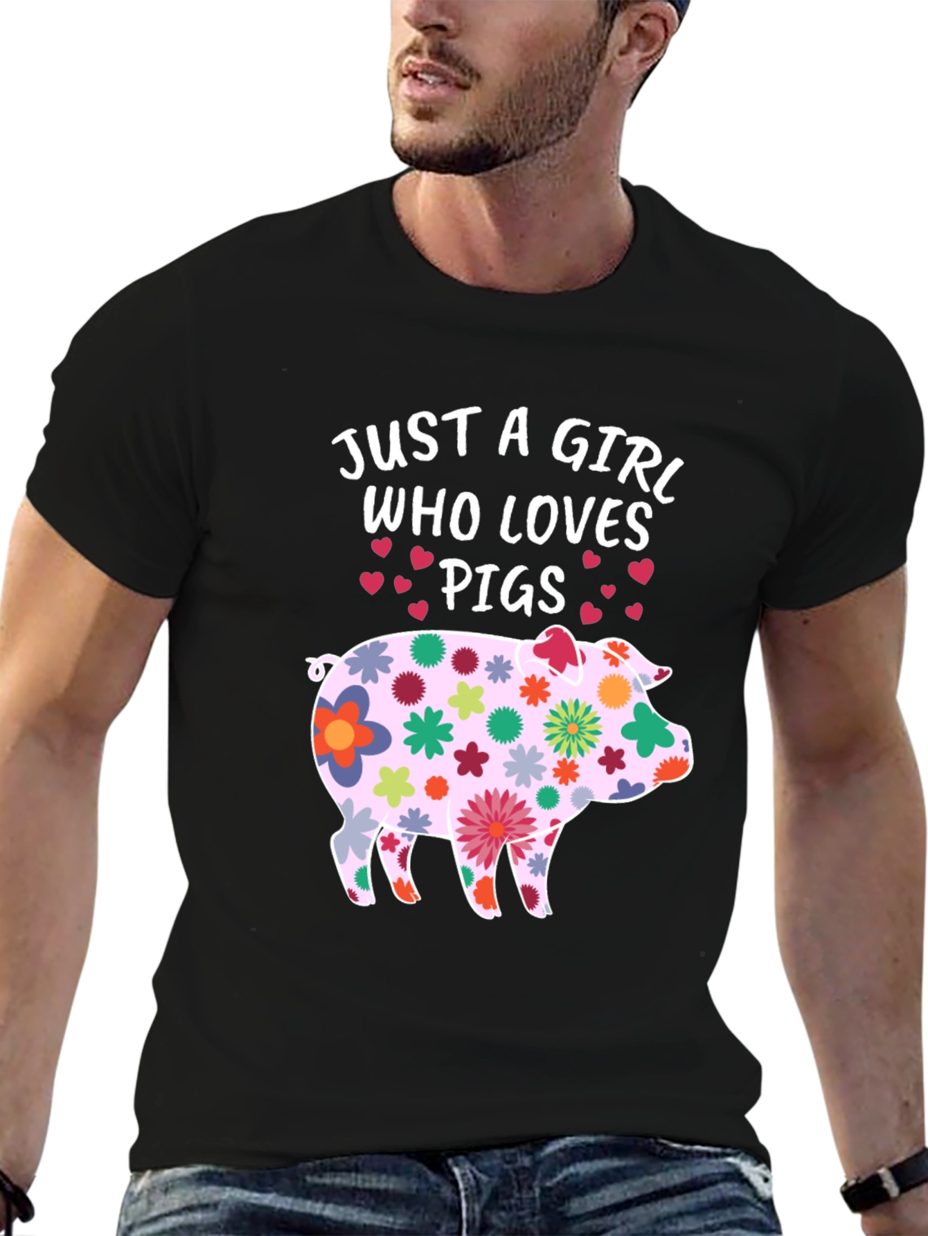 Just a Girl Who Loves Pigs T-Shirt