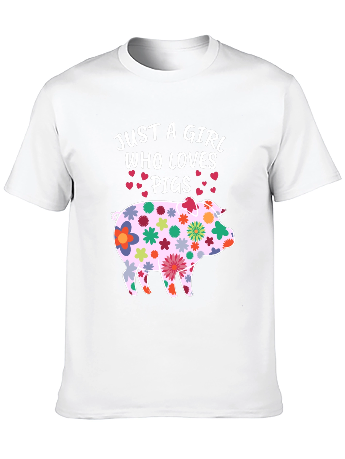 Just a Girl Who Loves Pigs T-Shirt