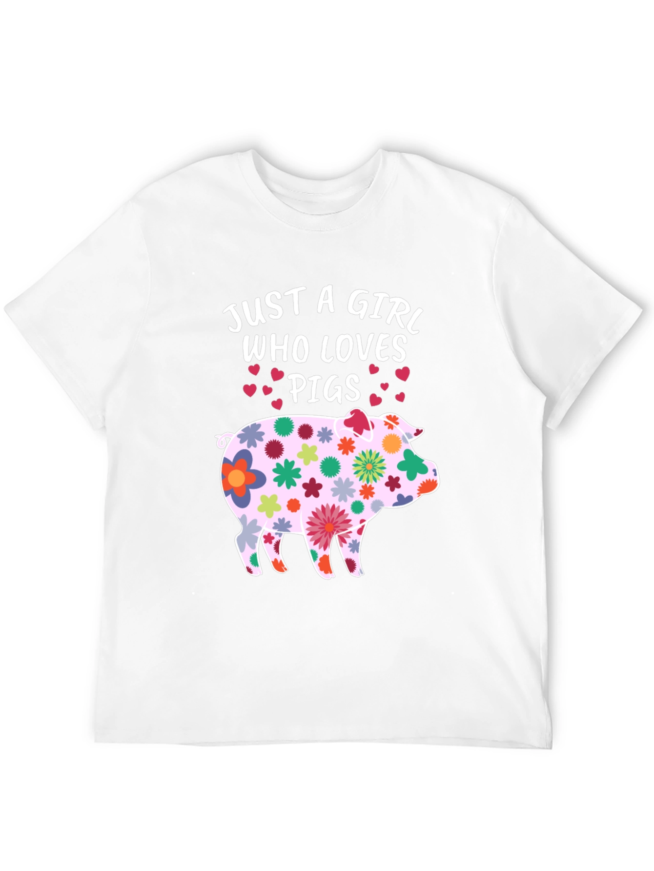 Just a Girl Who Loves Pigs T-Shirt