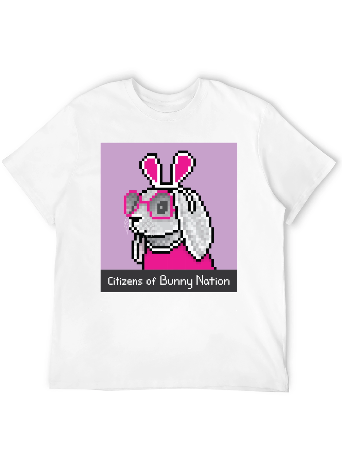 Citizens of Bunny Nation Pixel Art T-Shirt