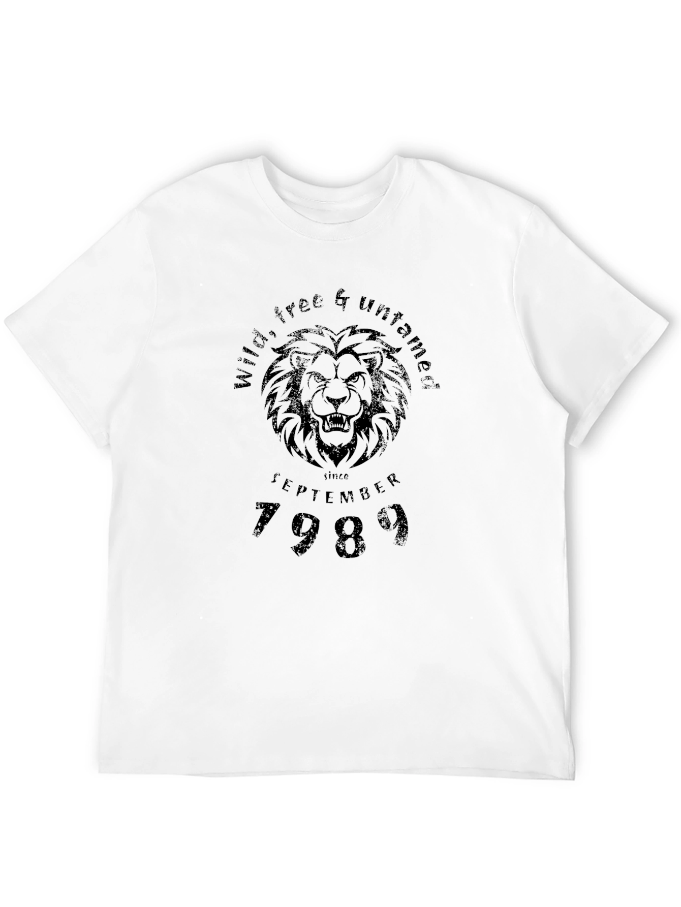 Wild Free & Untamed Lion Graphic T-Shirt