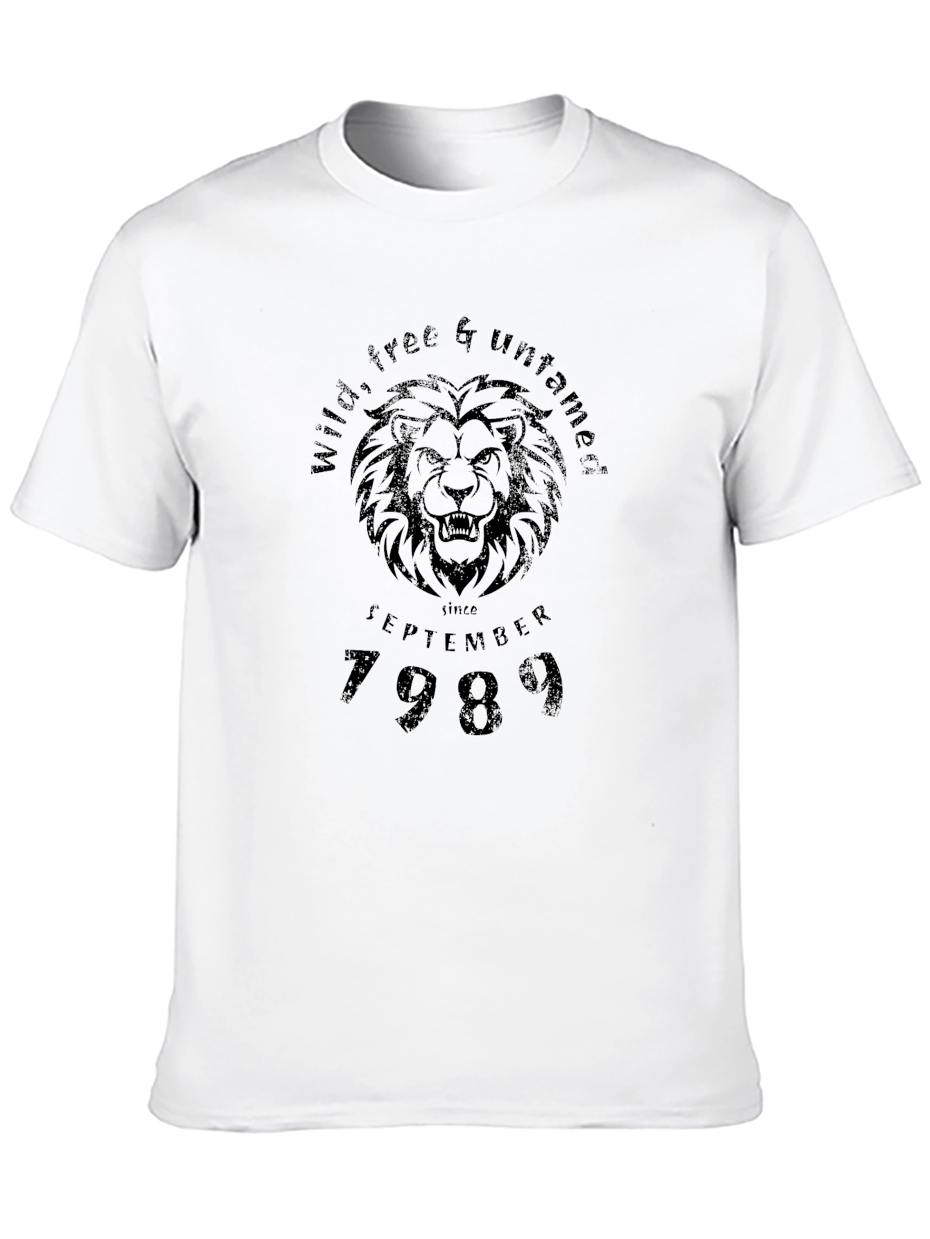 Wild Free & Untamed Lion Graphic T-Shirt