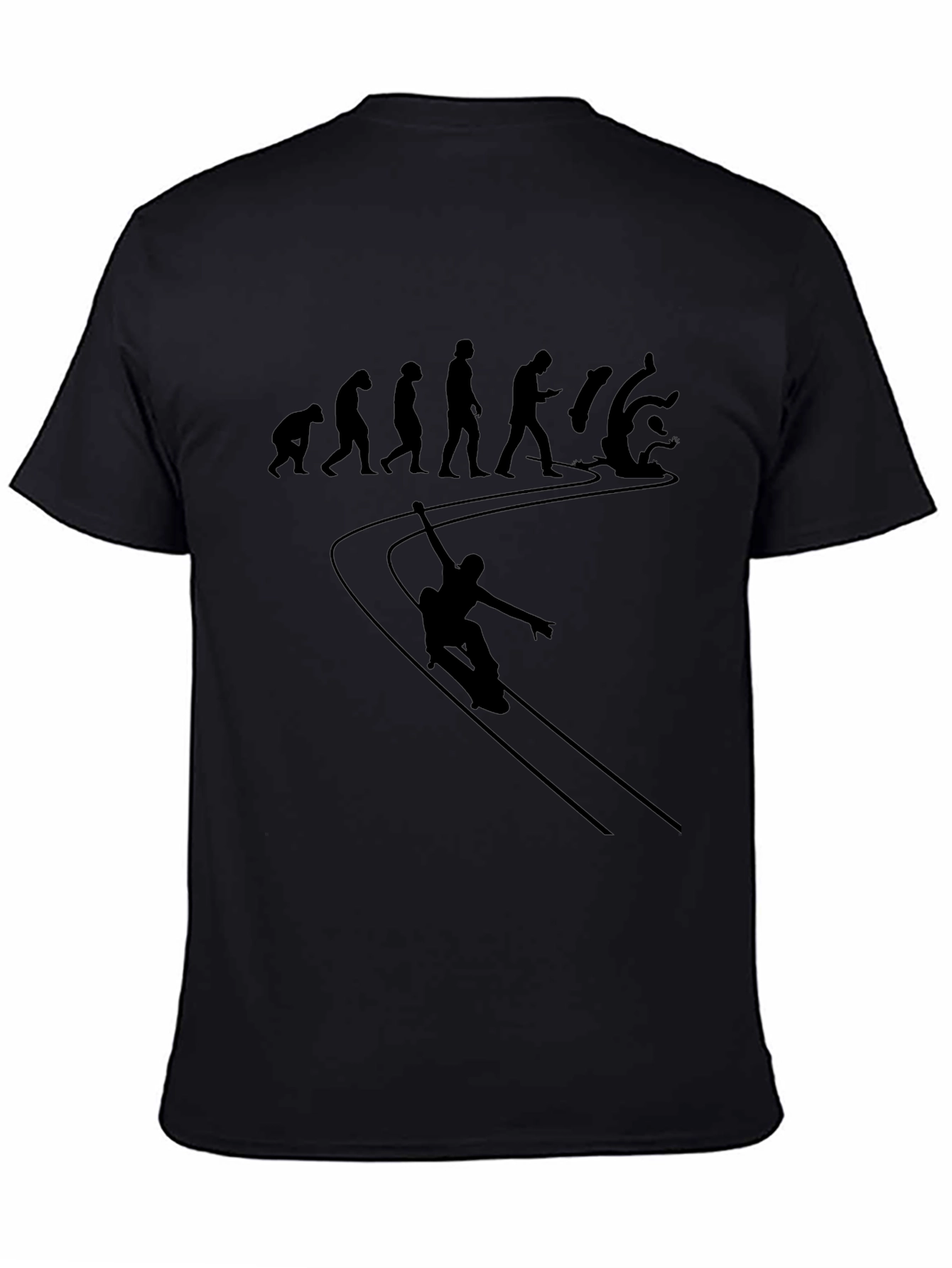 Evolution of a Skateboarder T-Shirt
