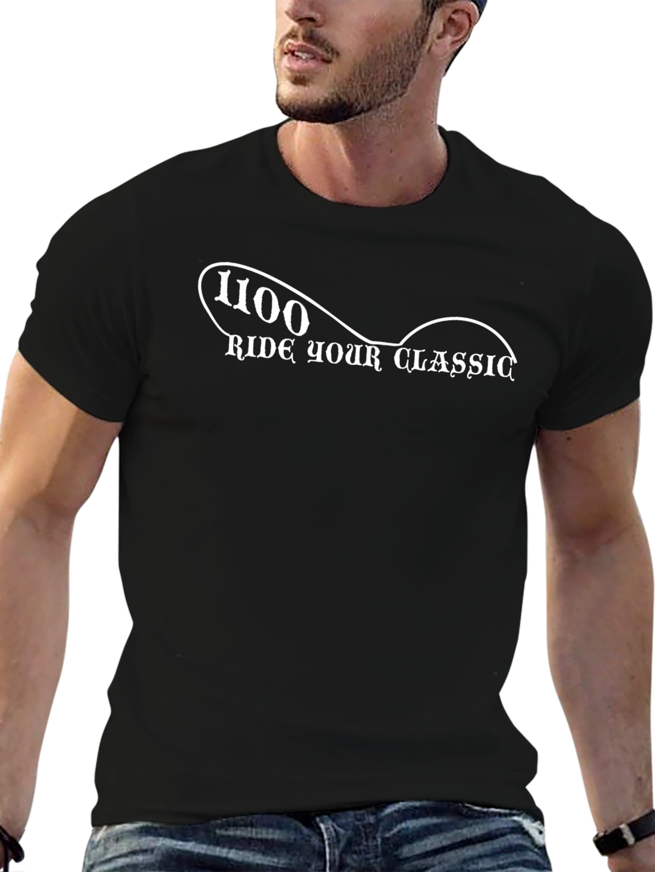 1100 Ride Your Classic Black T-Shirt