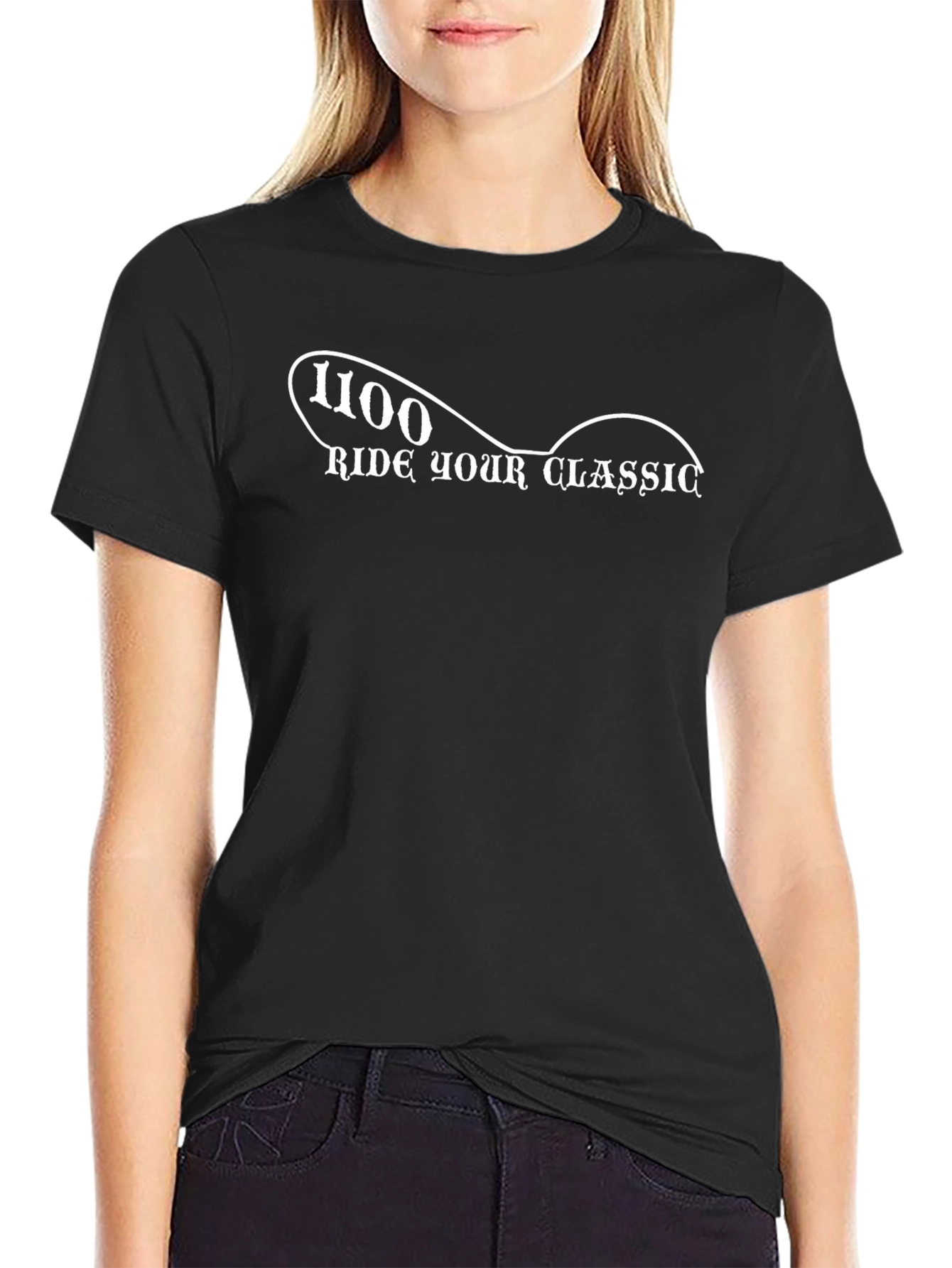 1100 Ride Your Classic Black T-Shirt