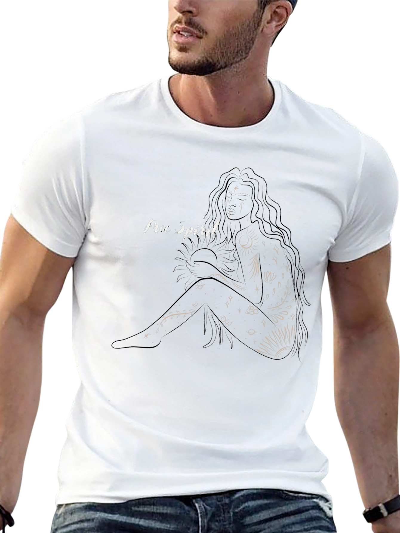 Free Spirit Graphic T-Shirt - Black
