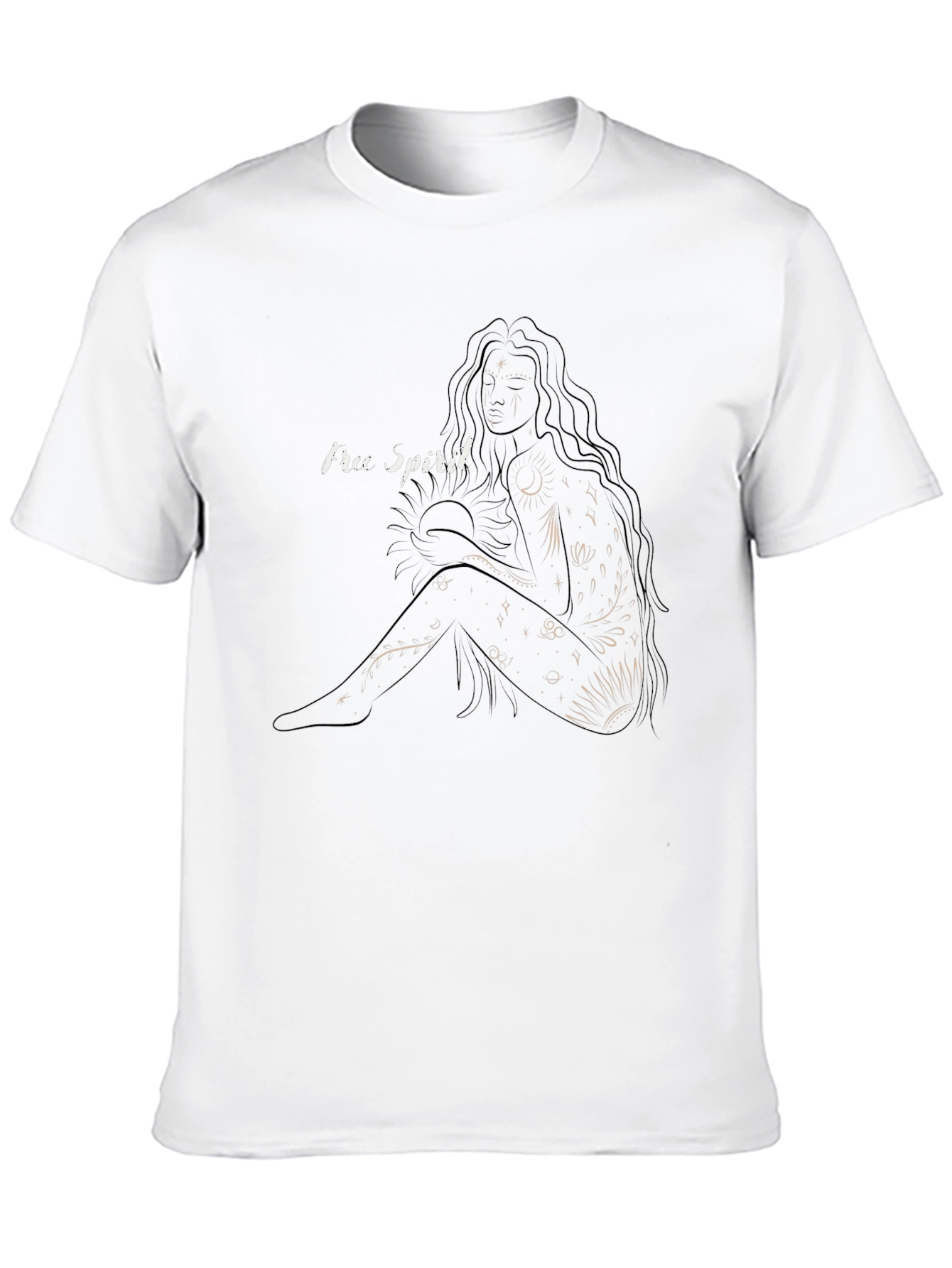 Free Spirit Graphic T-Shirt - Black