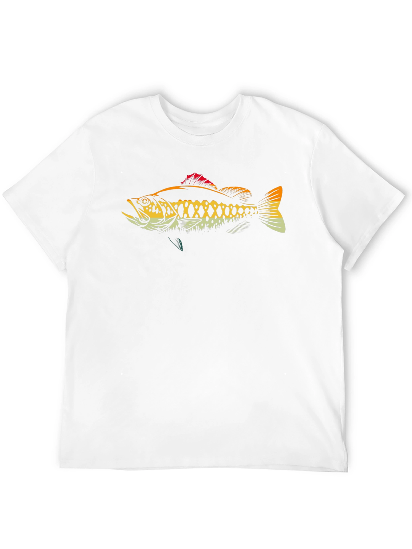 Bass Fish Graphic T-Shirt - Anglers Tee