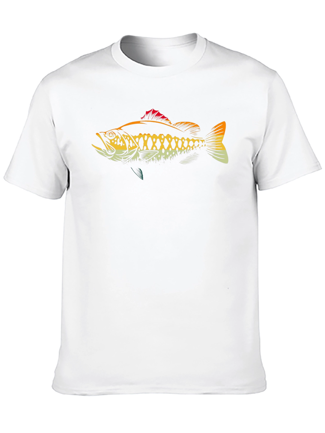 Bass Fish Graphic T-Shirt - Anglers Tee