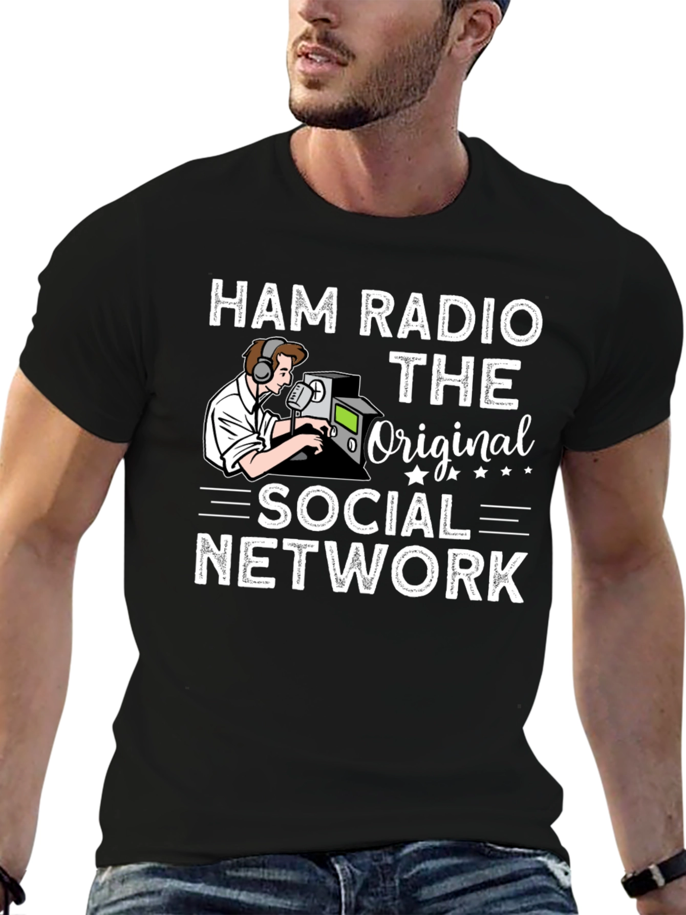 Ham Radio The Original Social Network T-Shirt