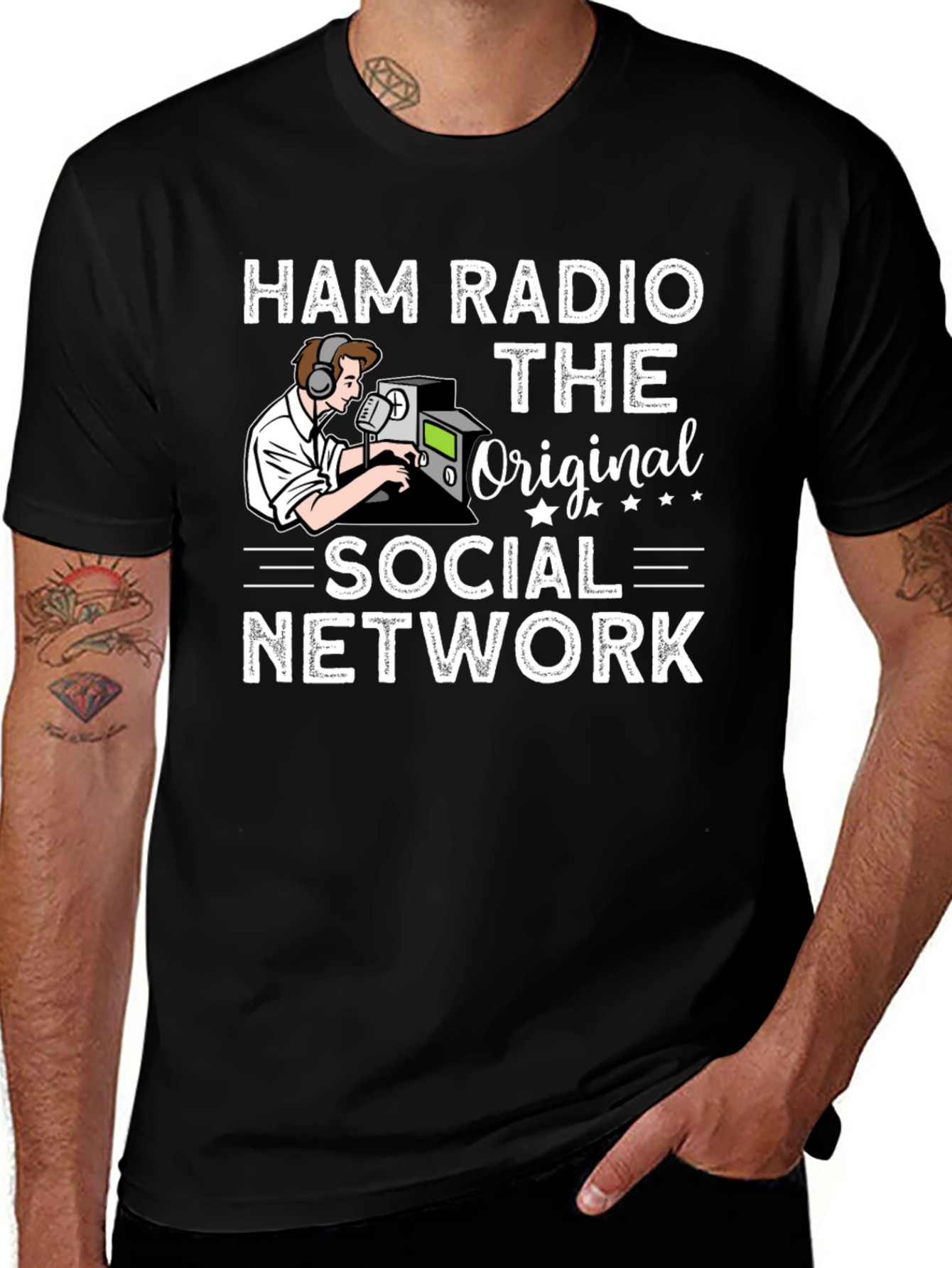 Ham Radio The Original Social Network T-Shirt