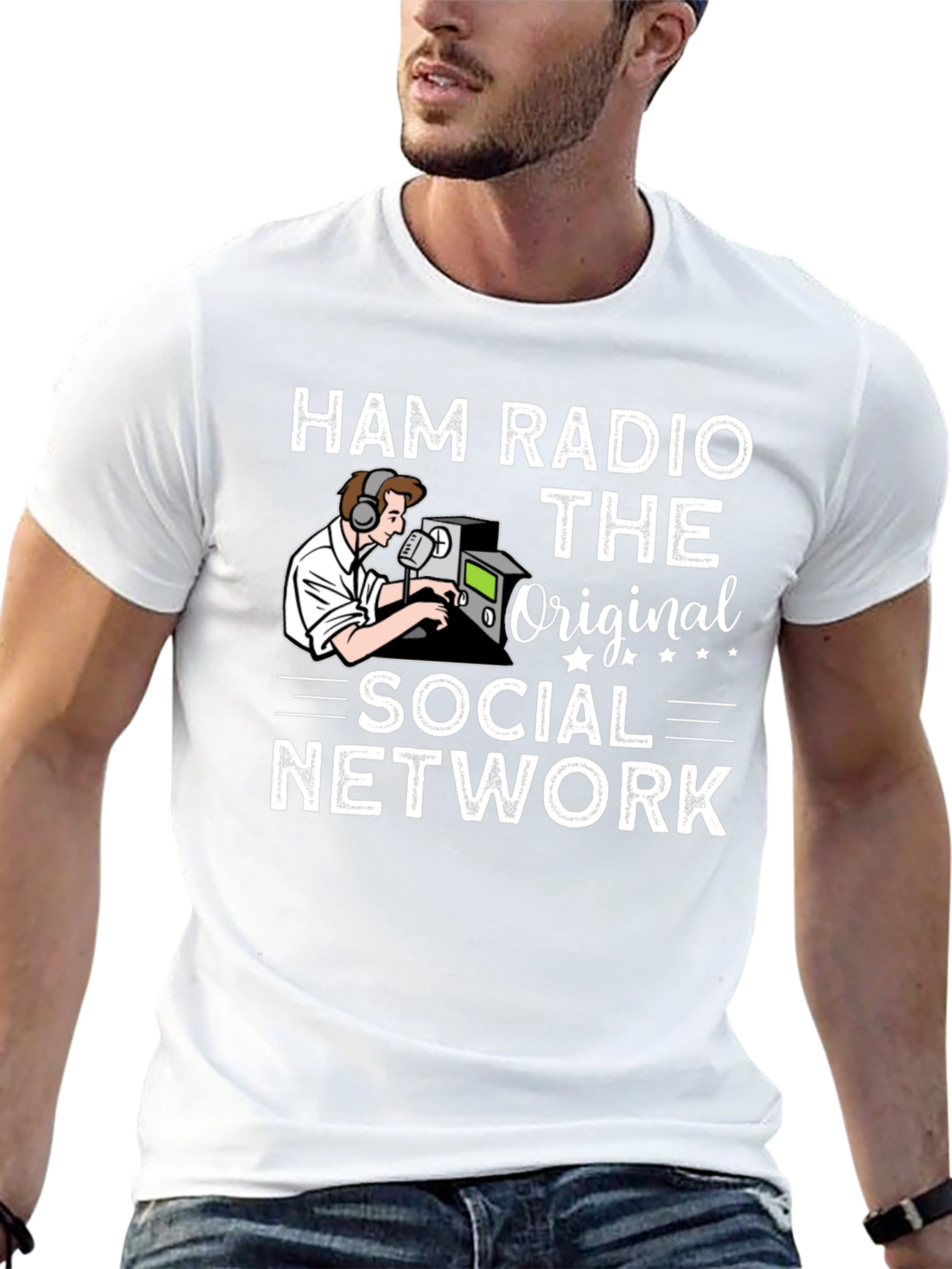 Ham Radio The Original Social Network T-Shirt