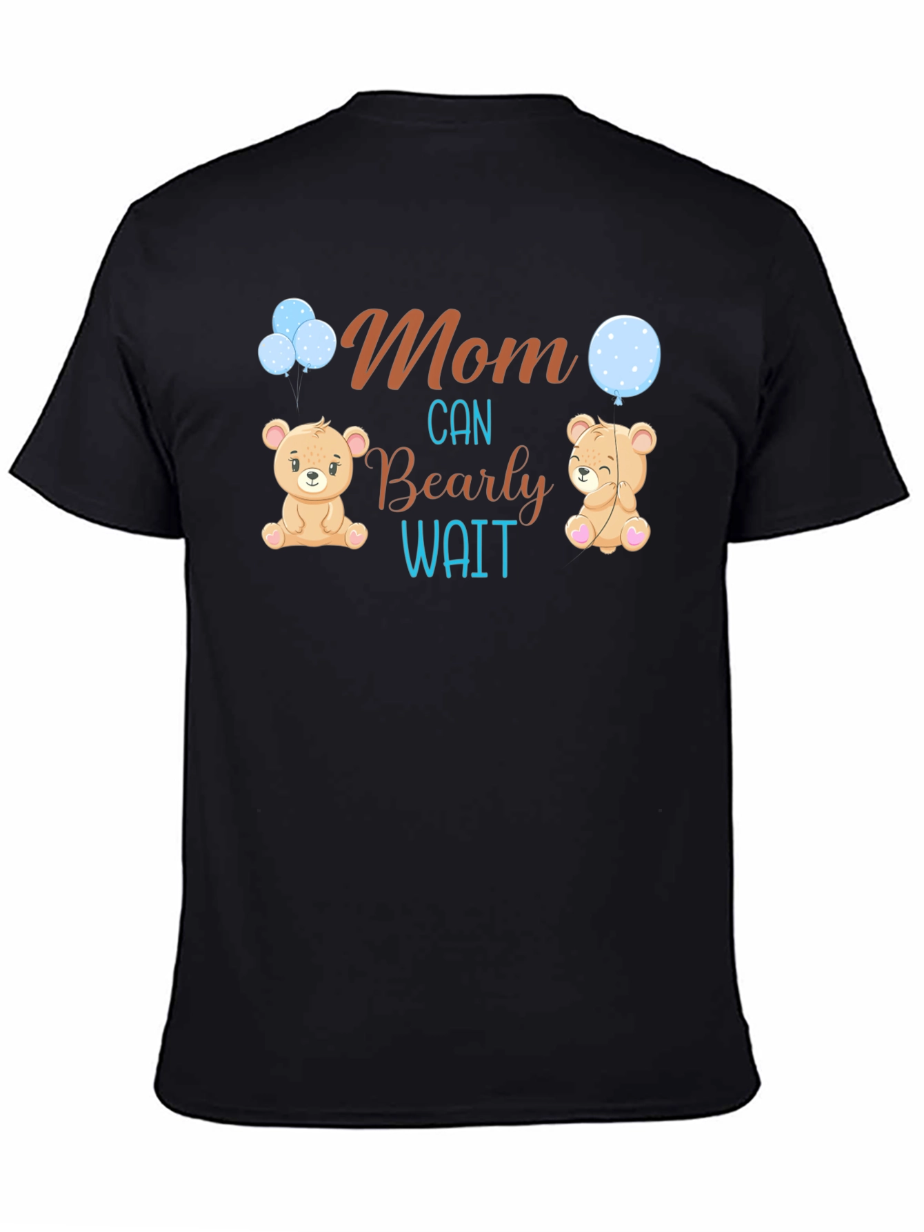 Mom Can Bearly Wait Baby Shower T-Shirt
