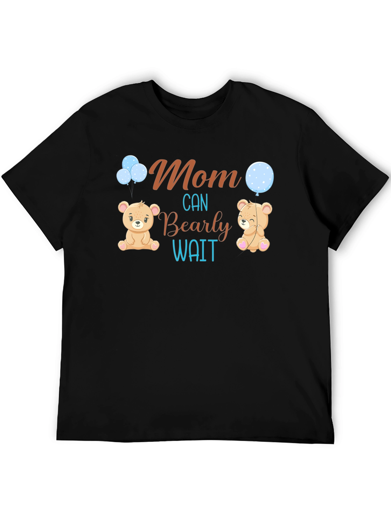 Mom Can Bearly Wait Baby Shower T-Shirt