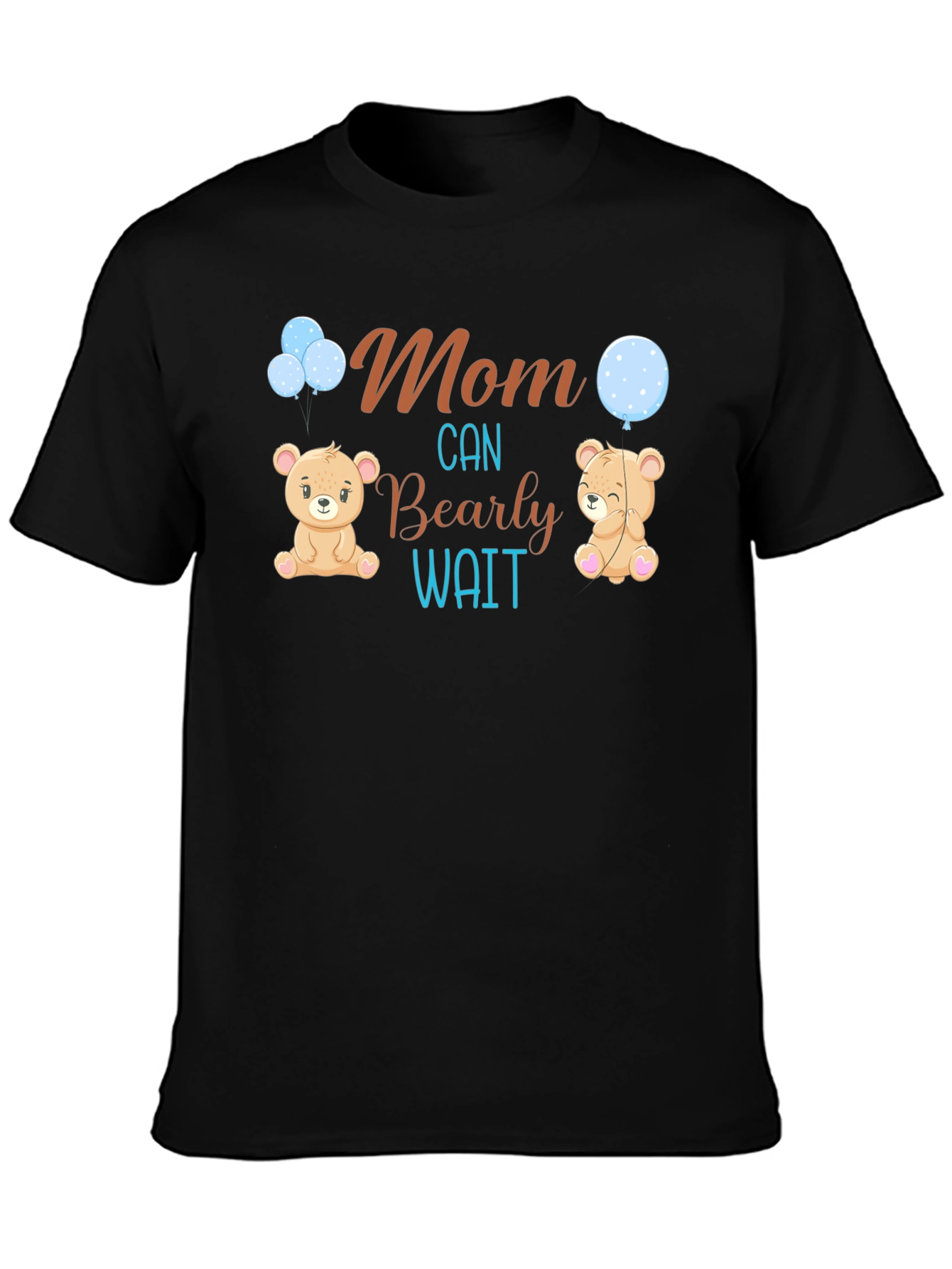 Mom Can Bearly Wait Baby Shower T-Shirt