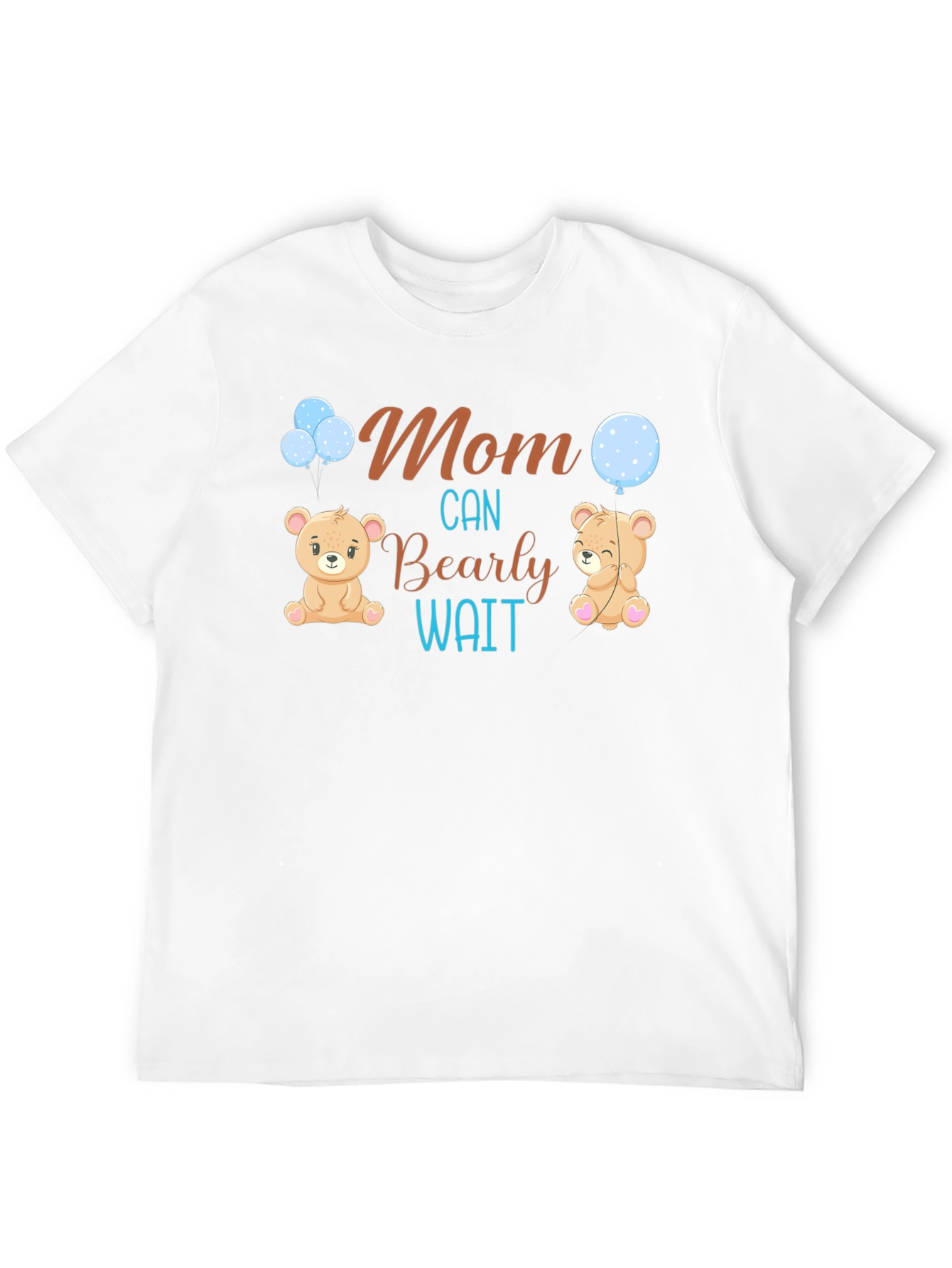 Mom Can Bearly Wait Baby Shower T-Shirt