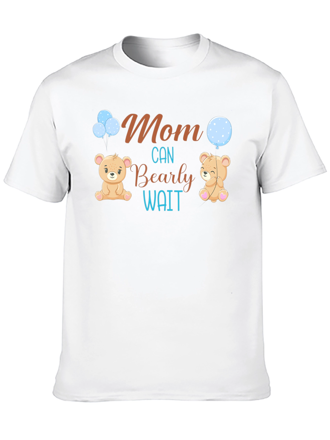 Mom Can Bearly Wait Baby Shower T-Shirt