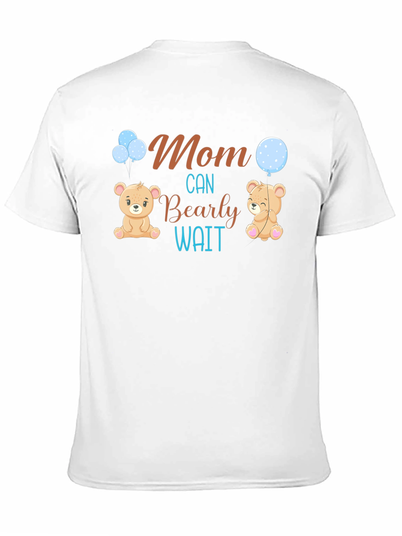 Mom Can Bearly Wait Baby Shower T-Shirt