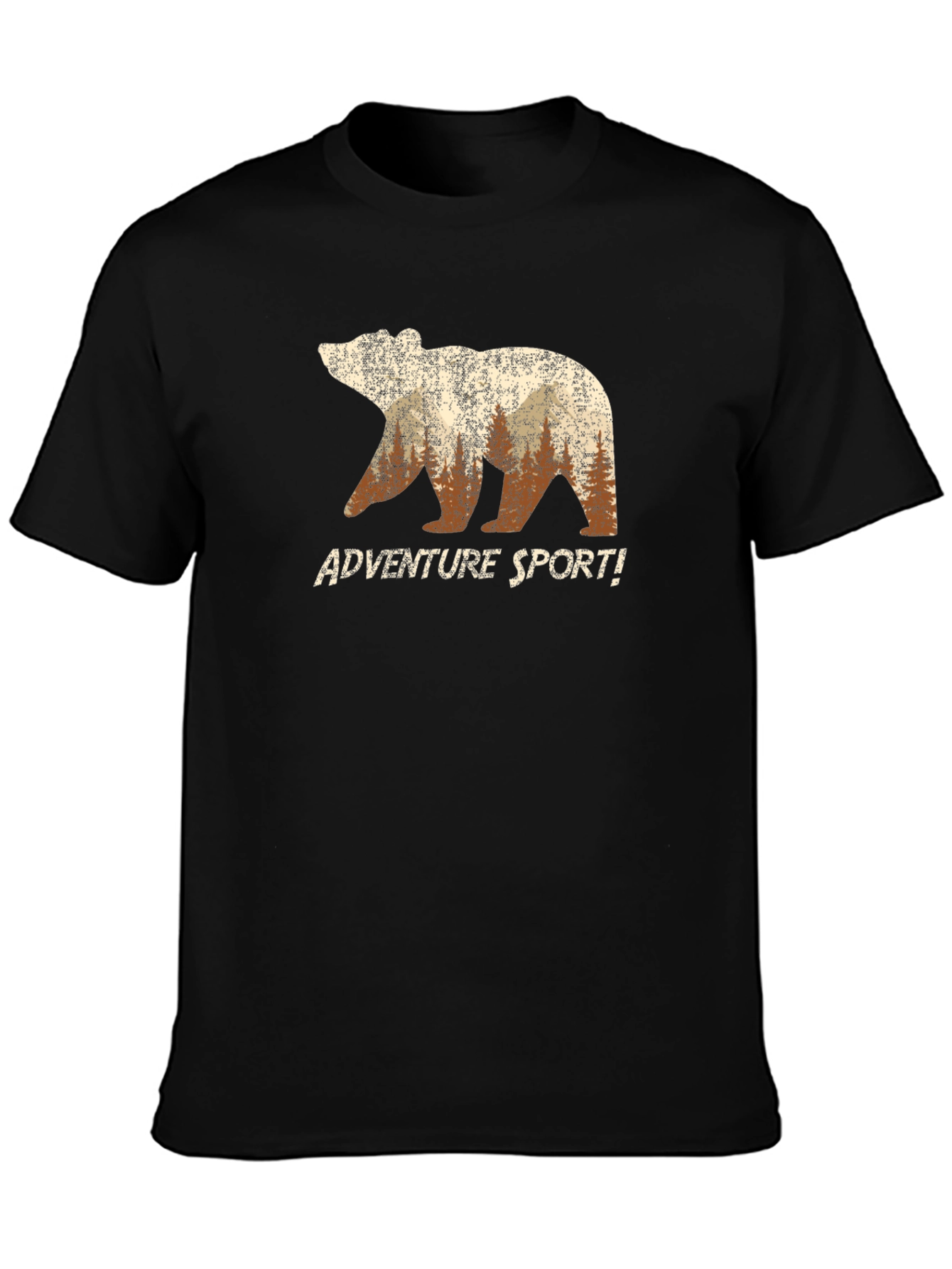 Adventure Sport Bear Graphic T-Shirt