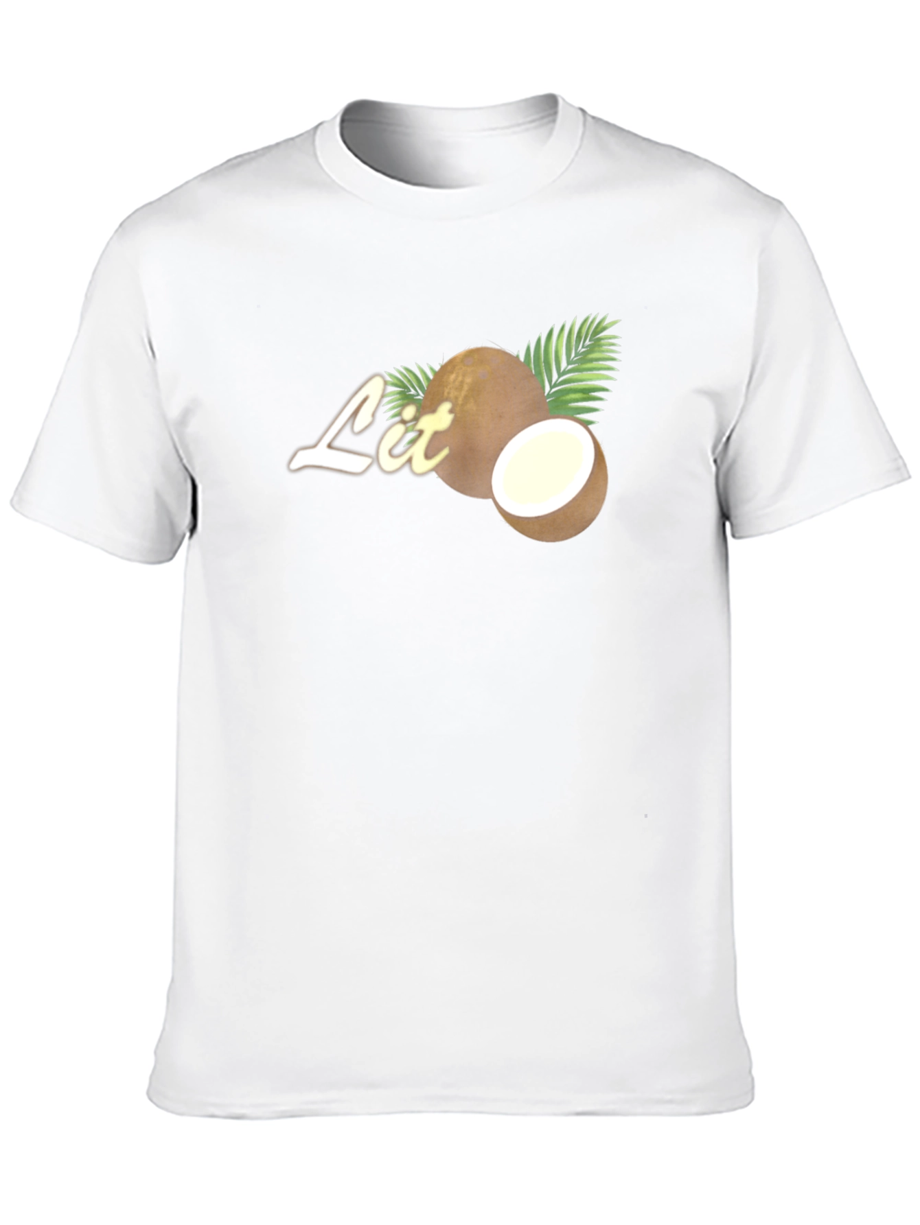 Coconut Lit Tee - Tropical Vibes T-Shirt