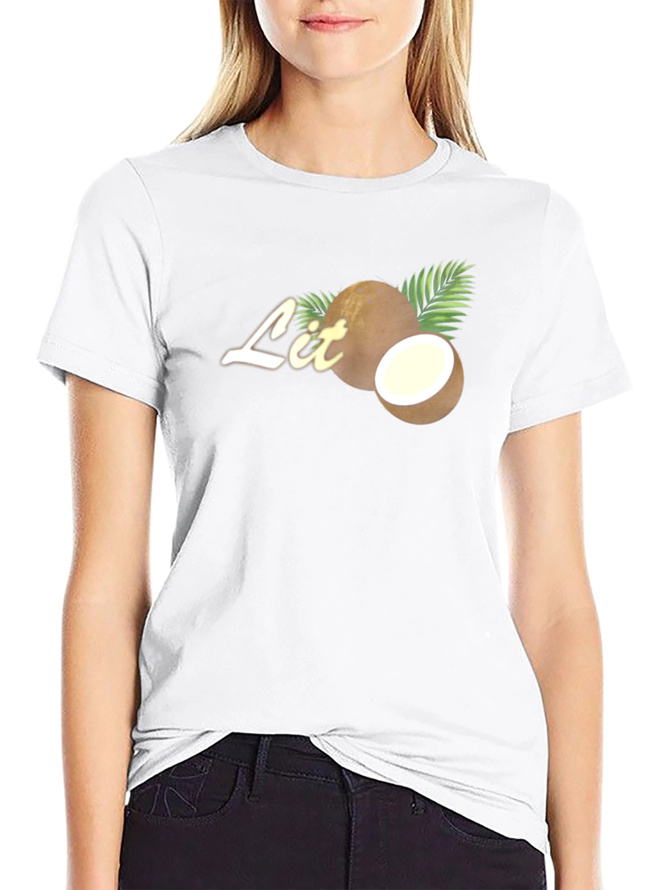 Coconut Lit Tee - Tropical Vibes T-Shirt