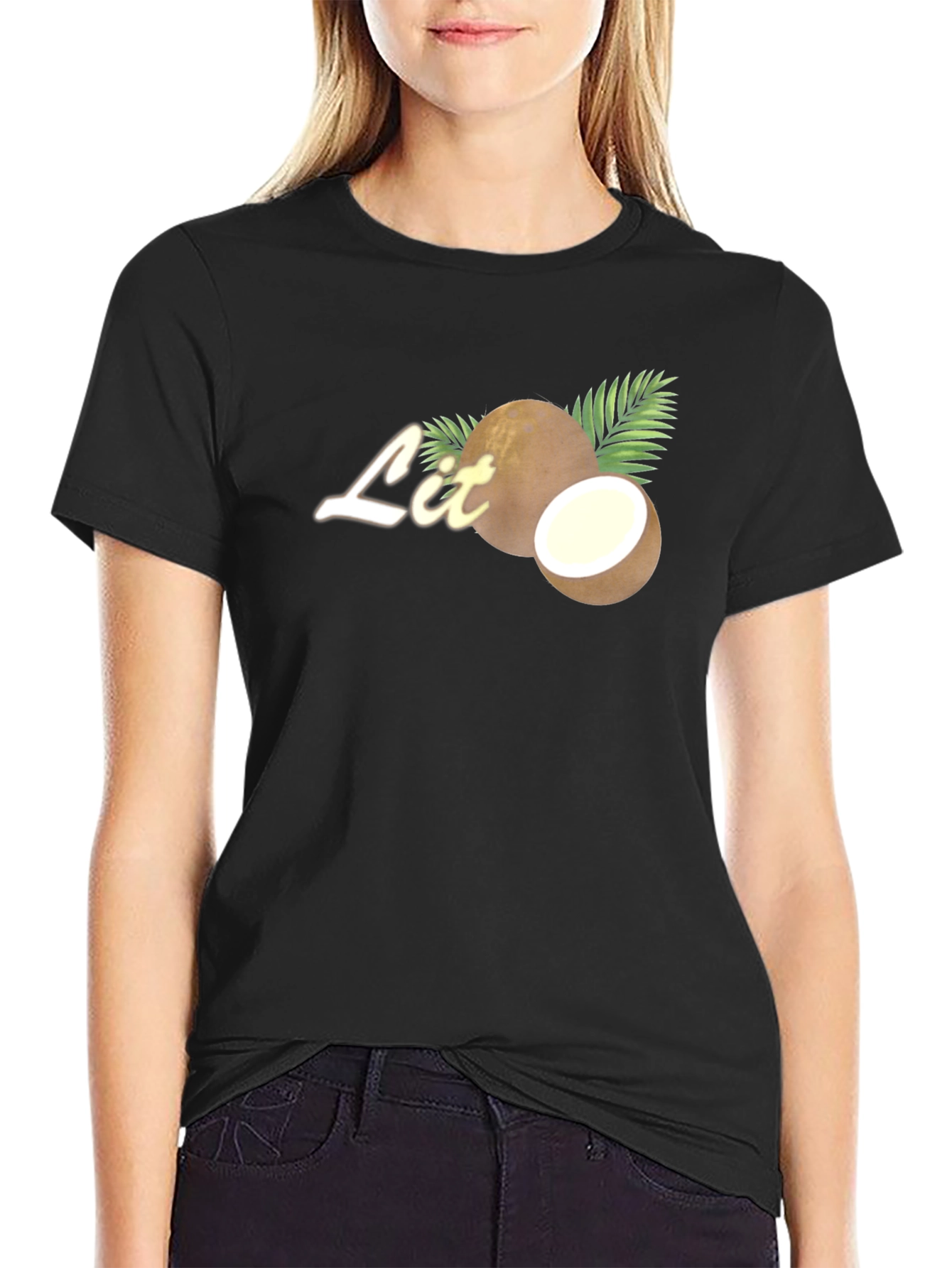 Coconut Lit Tee - Tropical Vibes T-Shirt