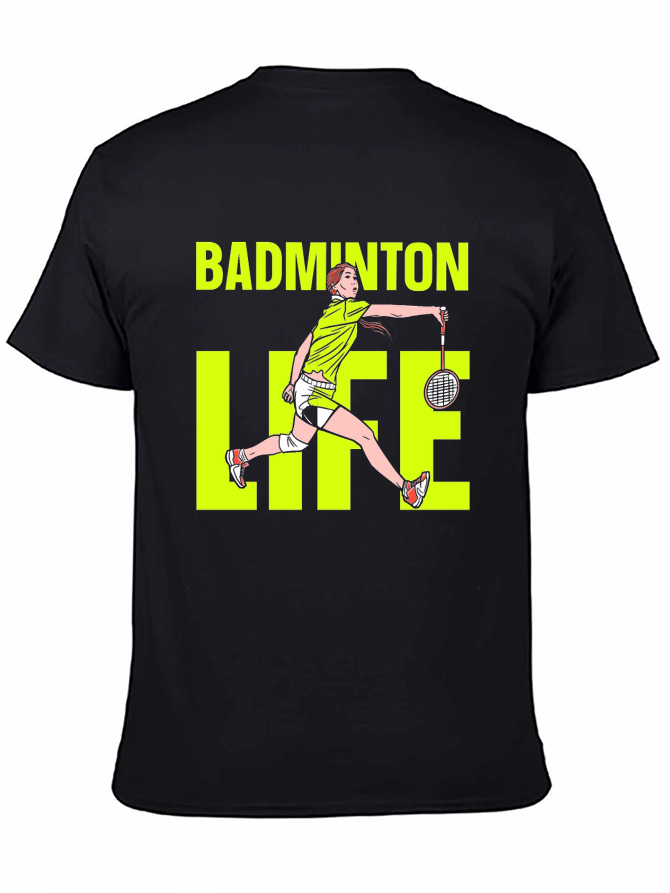 Badminton Life Graphic Tee - Sports Enthusiast T-Shirt