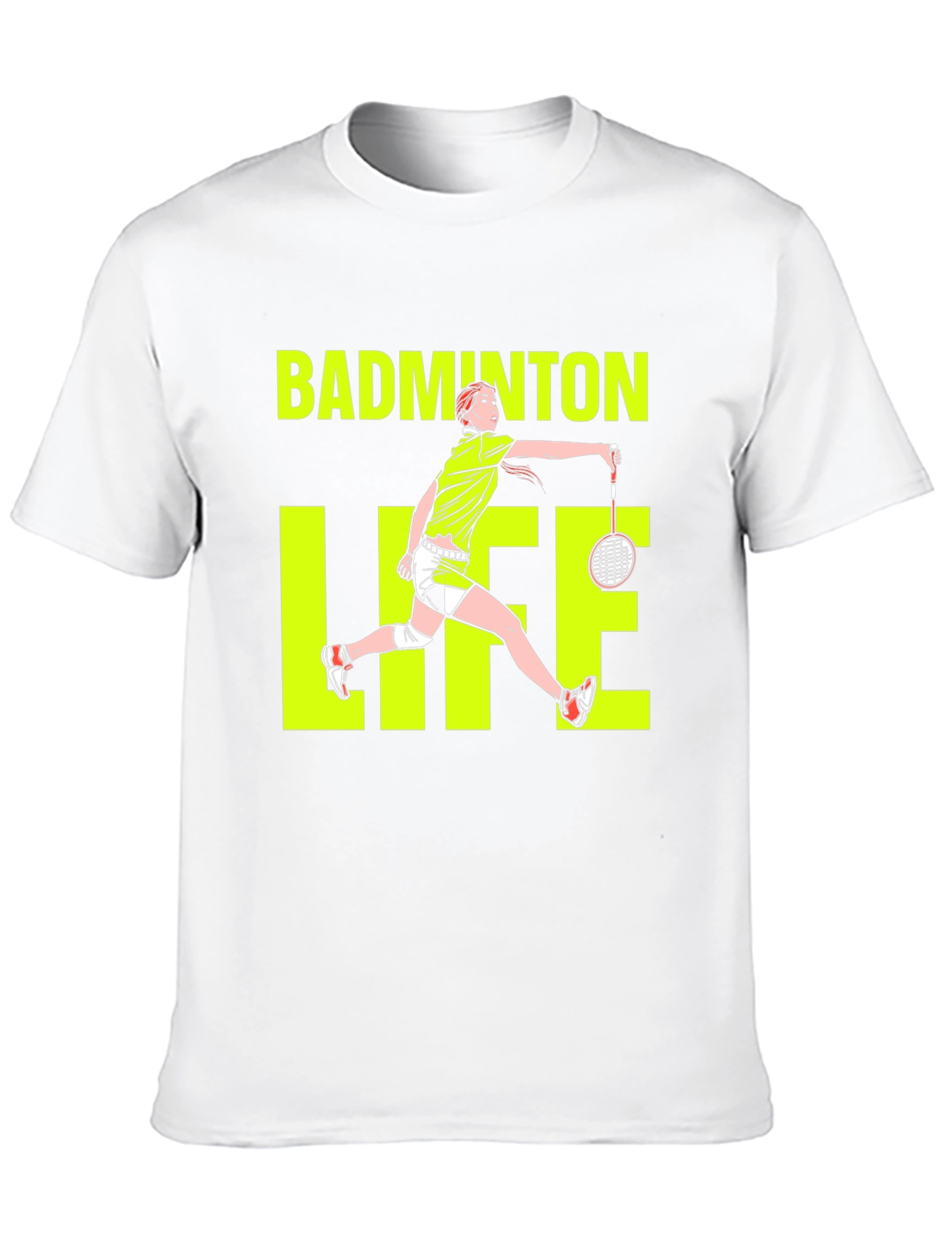 Badminton Life Graphic Tee - Sports Enthusiast T-Shirt