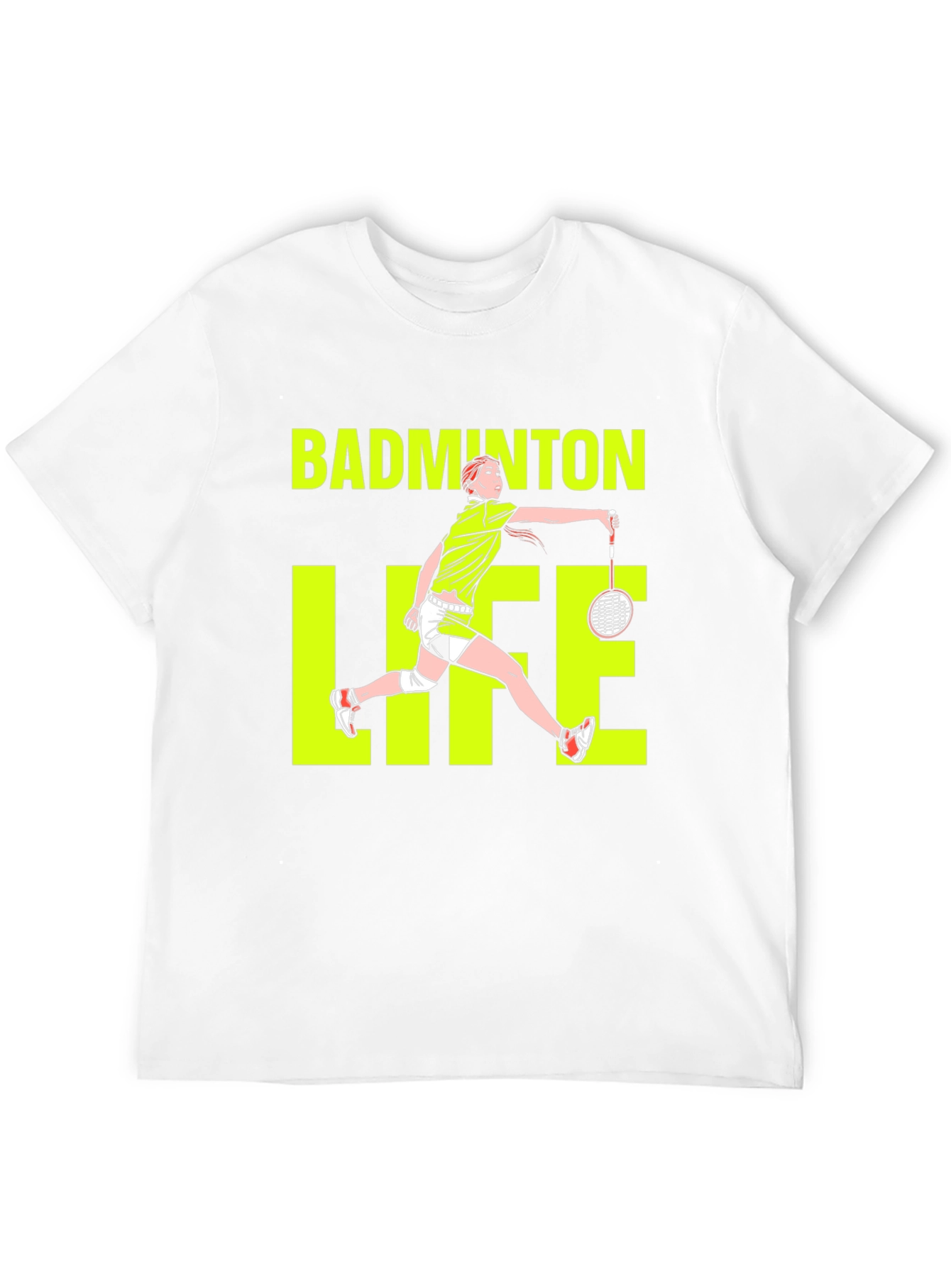 Badminton Life Graphic Tee - Sports Enthusiast T-Shirt