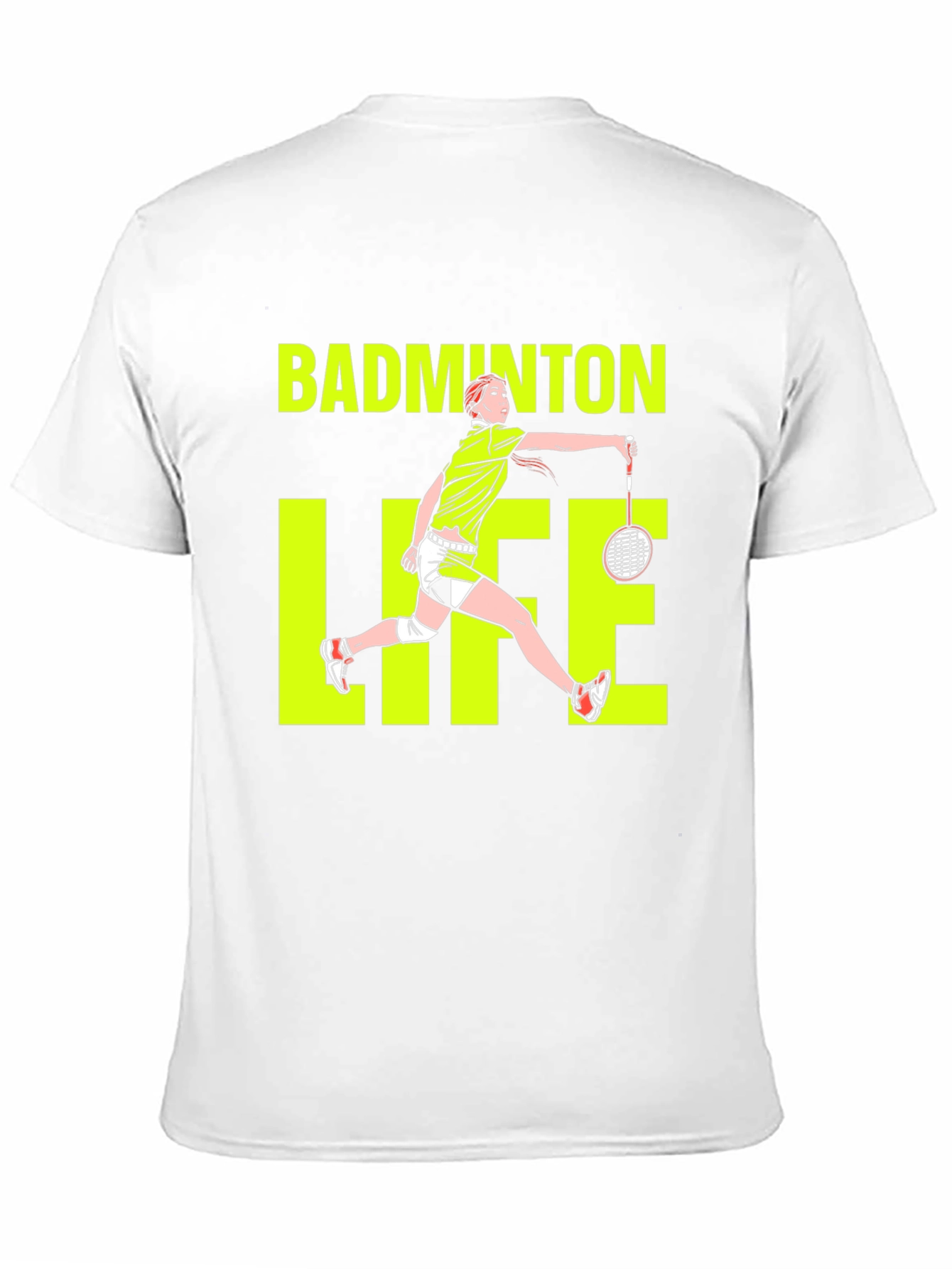 Badminton Life Graphic Tee - Sports Enthusiast T-Shirt
