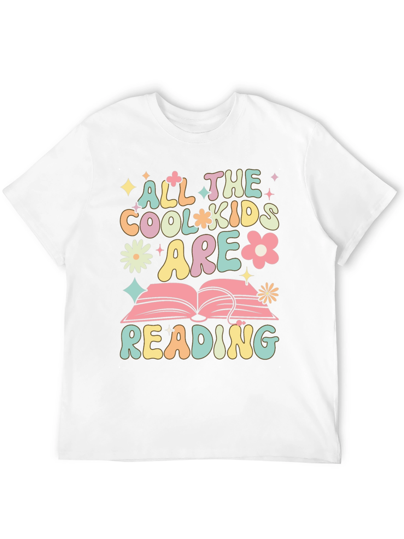 All The Cool Kids Are Reading Black T-Shirt