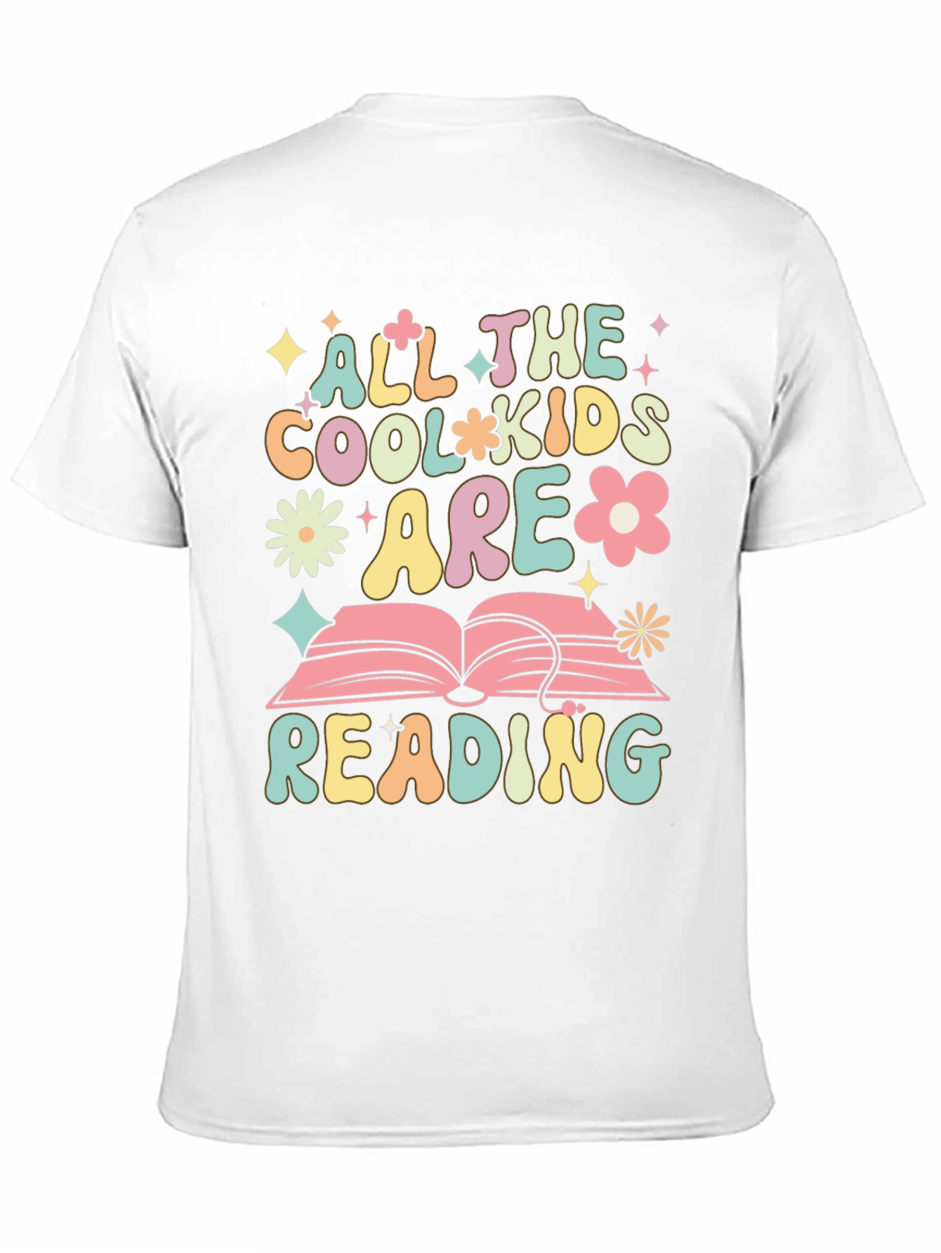 All The Cool Kids Are Reading Black T-Shirt