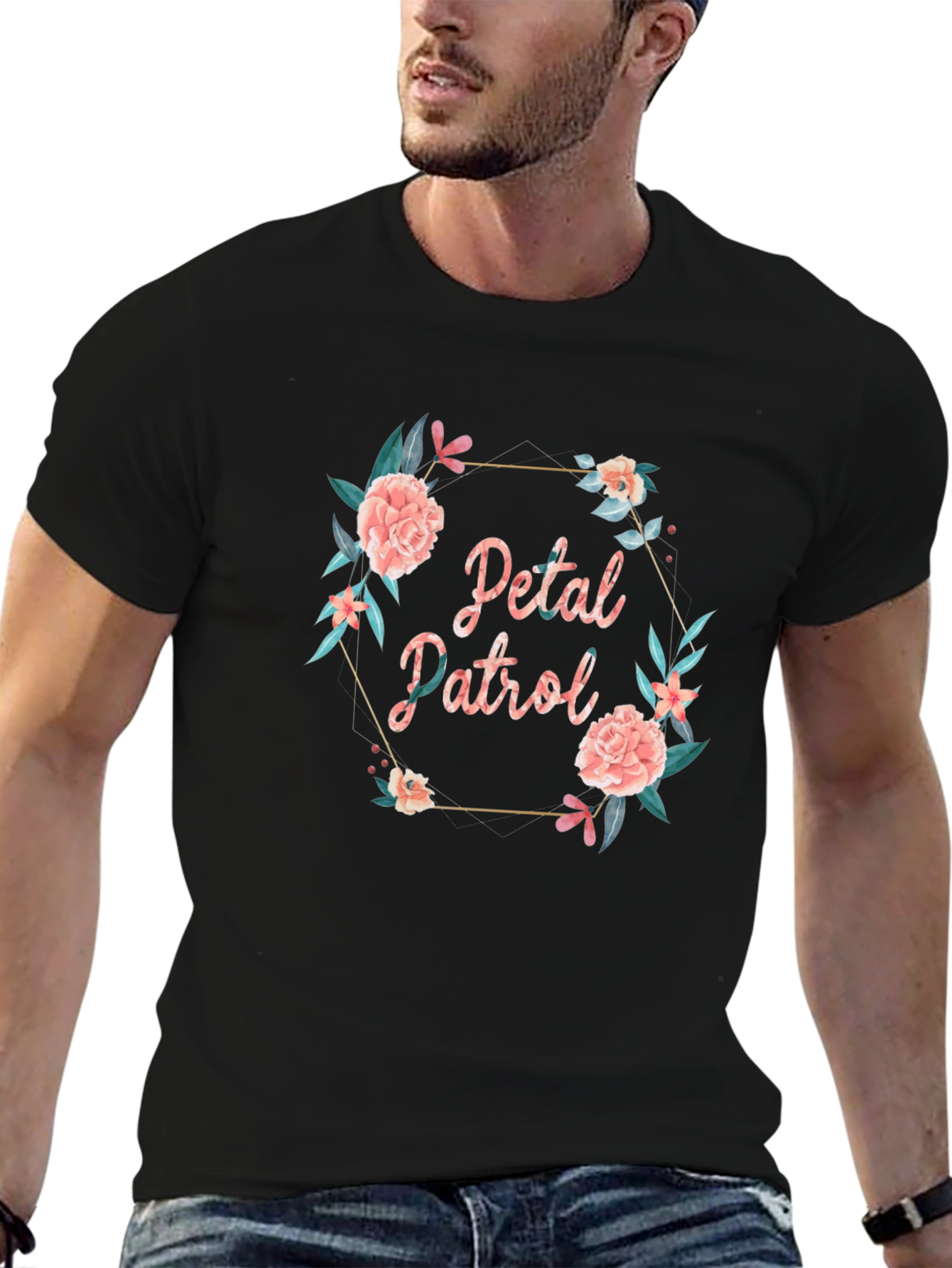 Petal Patrol Floral Graphic T-Shirt