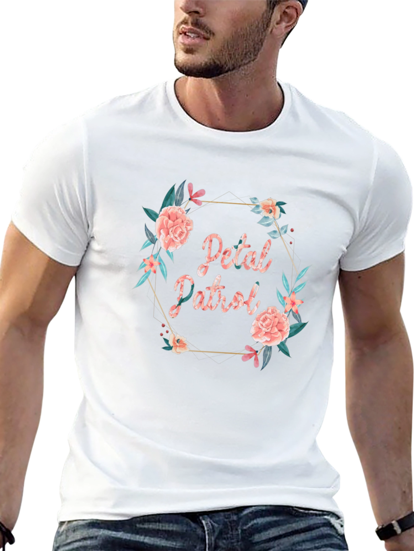 Petal Patrol Floral Graphic T-Shirt