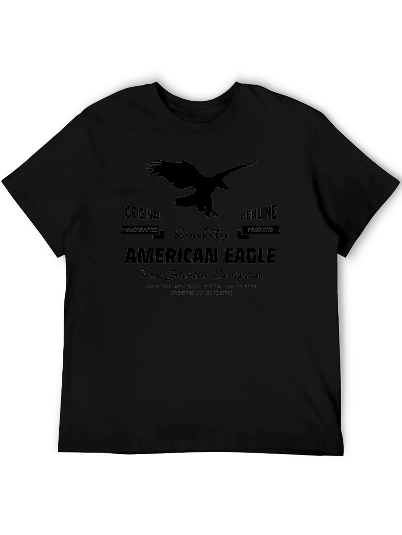 American Eagle Graphic T-Shirt Black