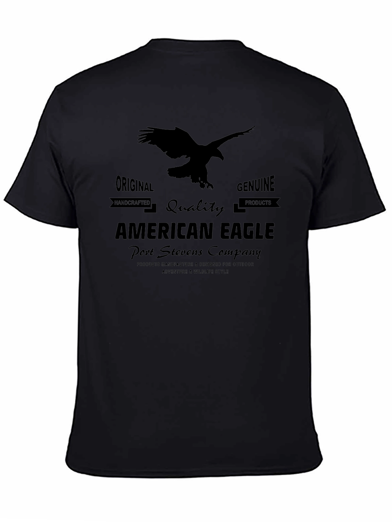 American Eagle Graphic T-Shirt Black
