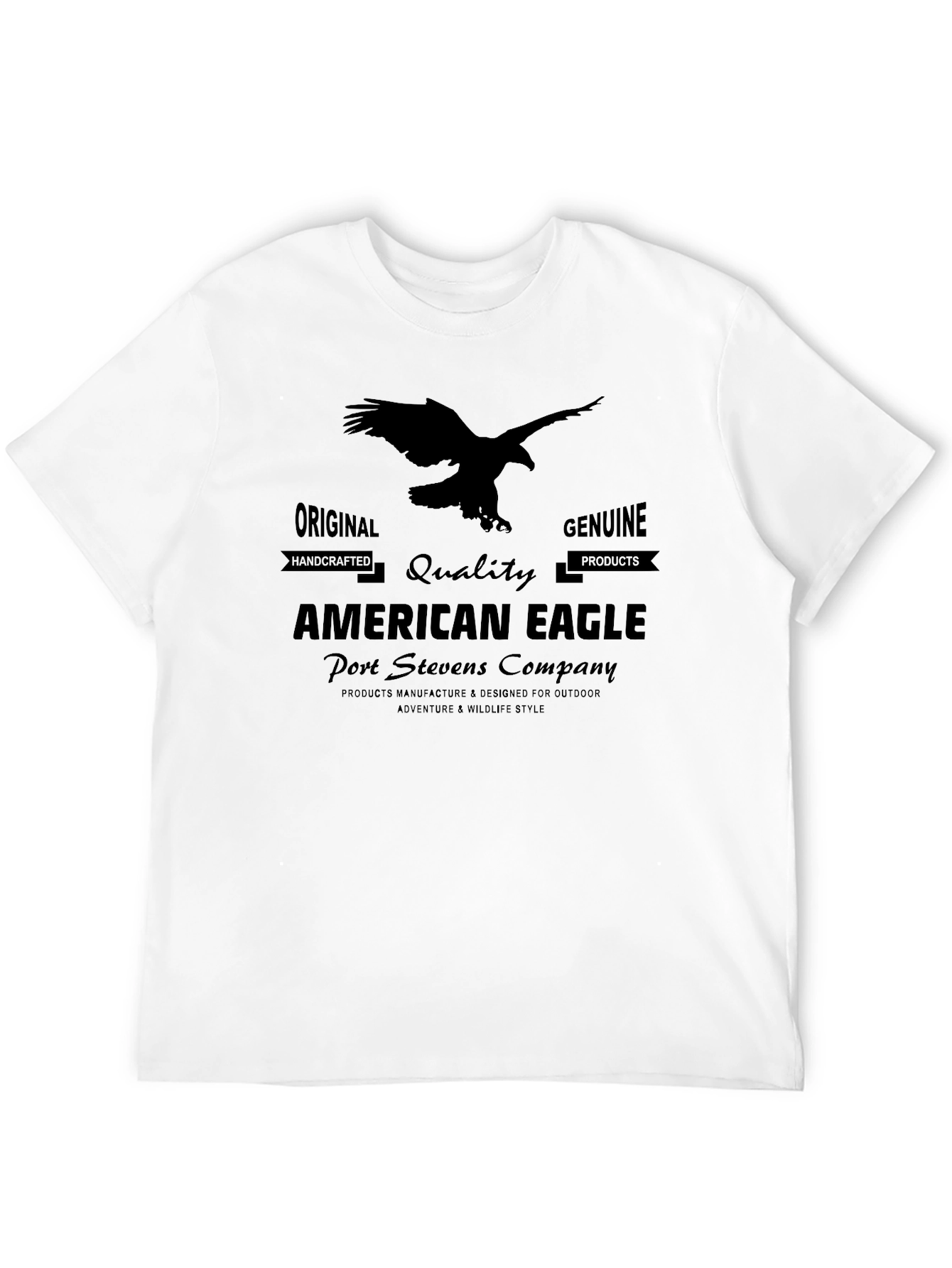 American Eagle Graphic T-Shirt Black