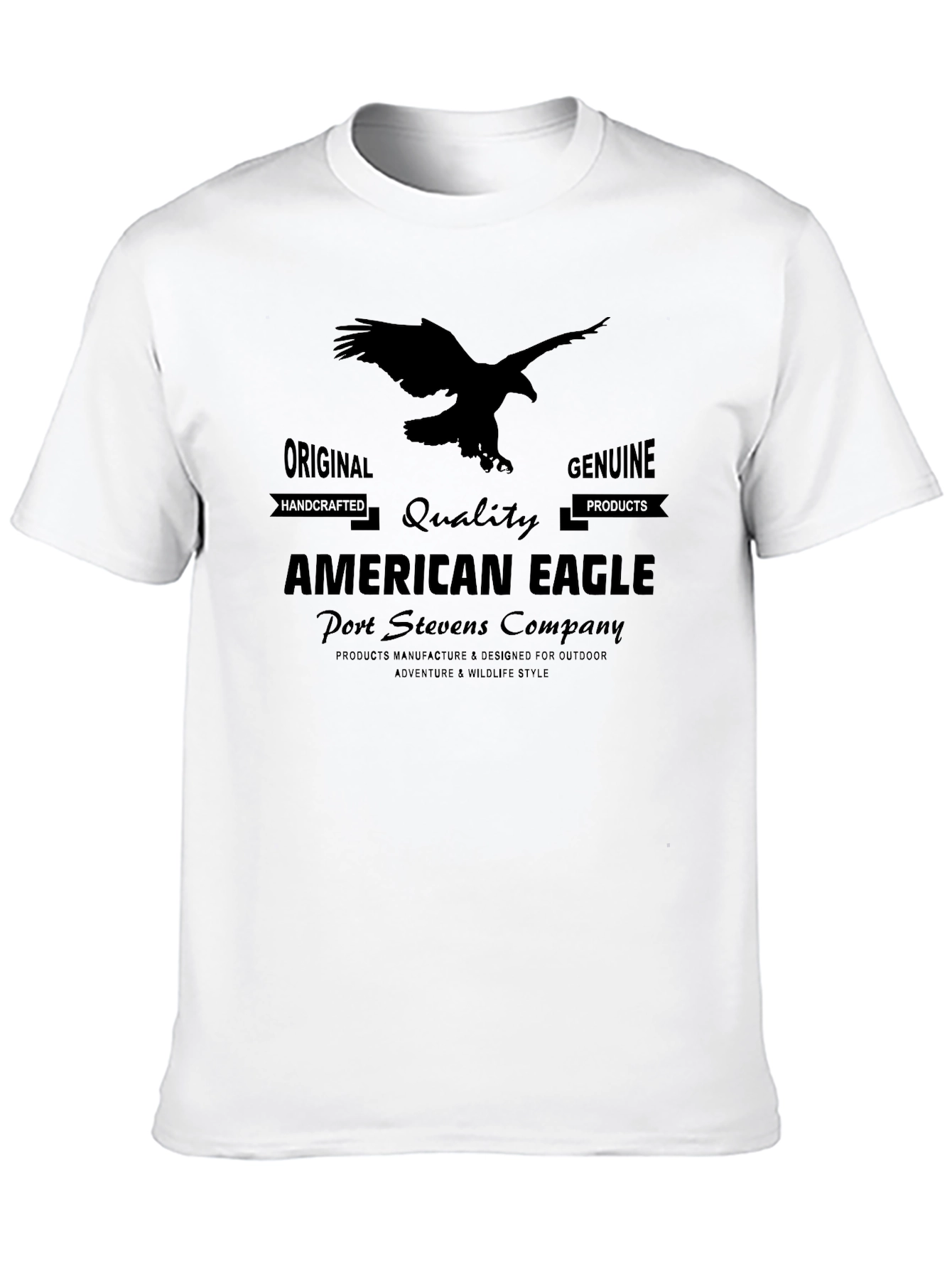 American Eagle Graphic T-Shirt Black
