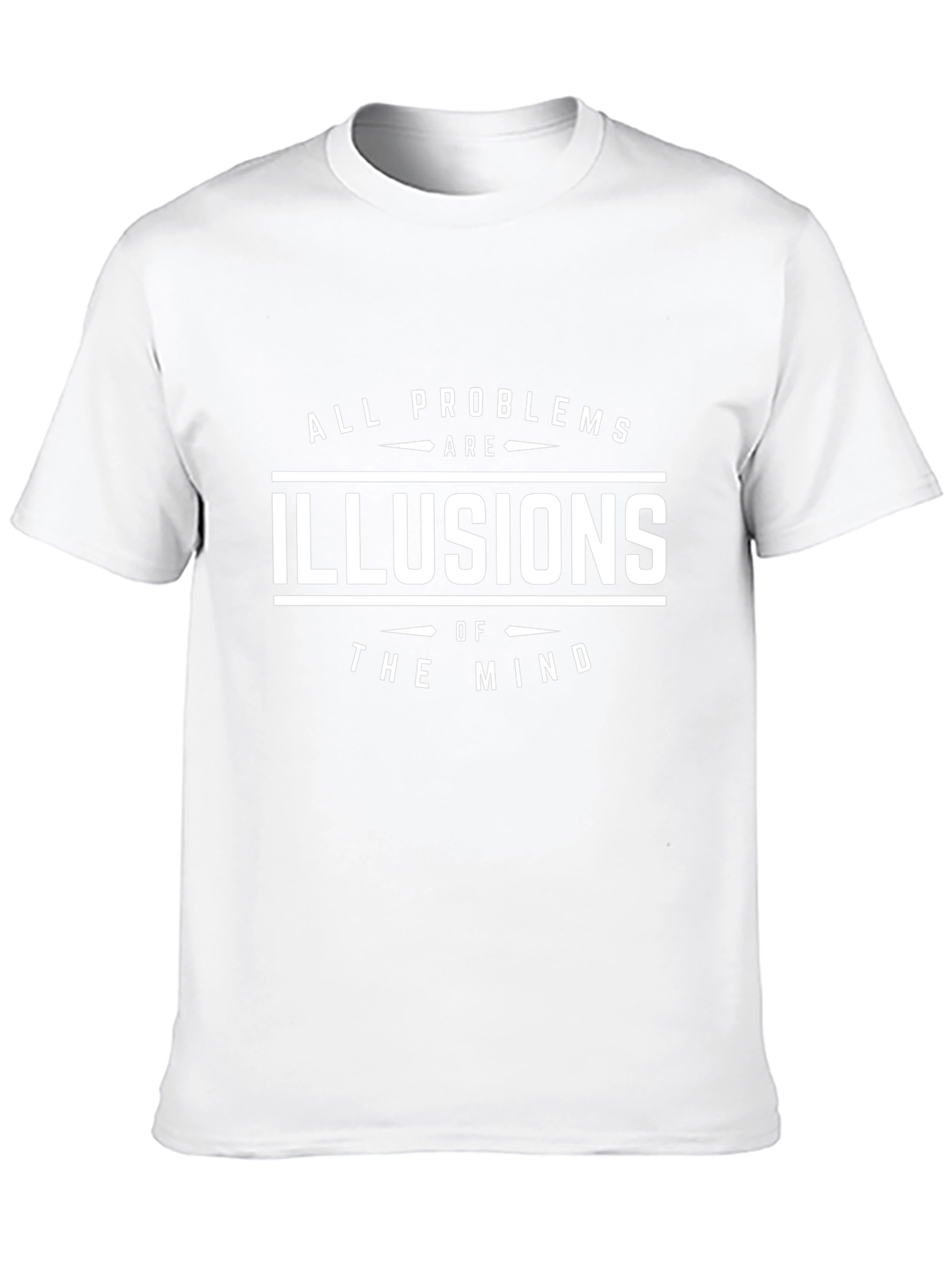 Illusion of the Mind Black Graphic T-Shirt