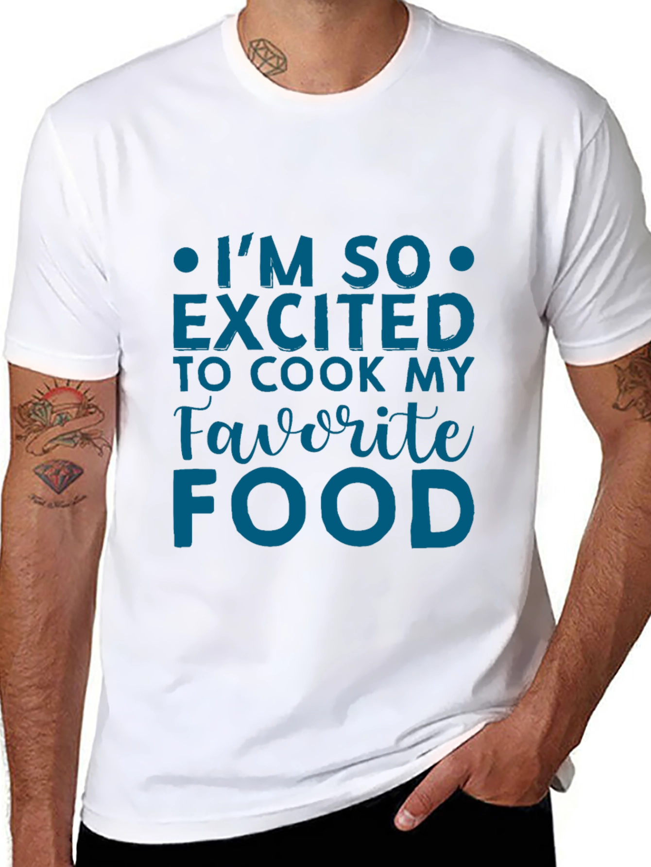 Excited To Cook Favorite Food Graphic Tee