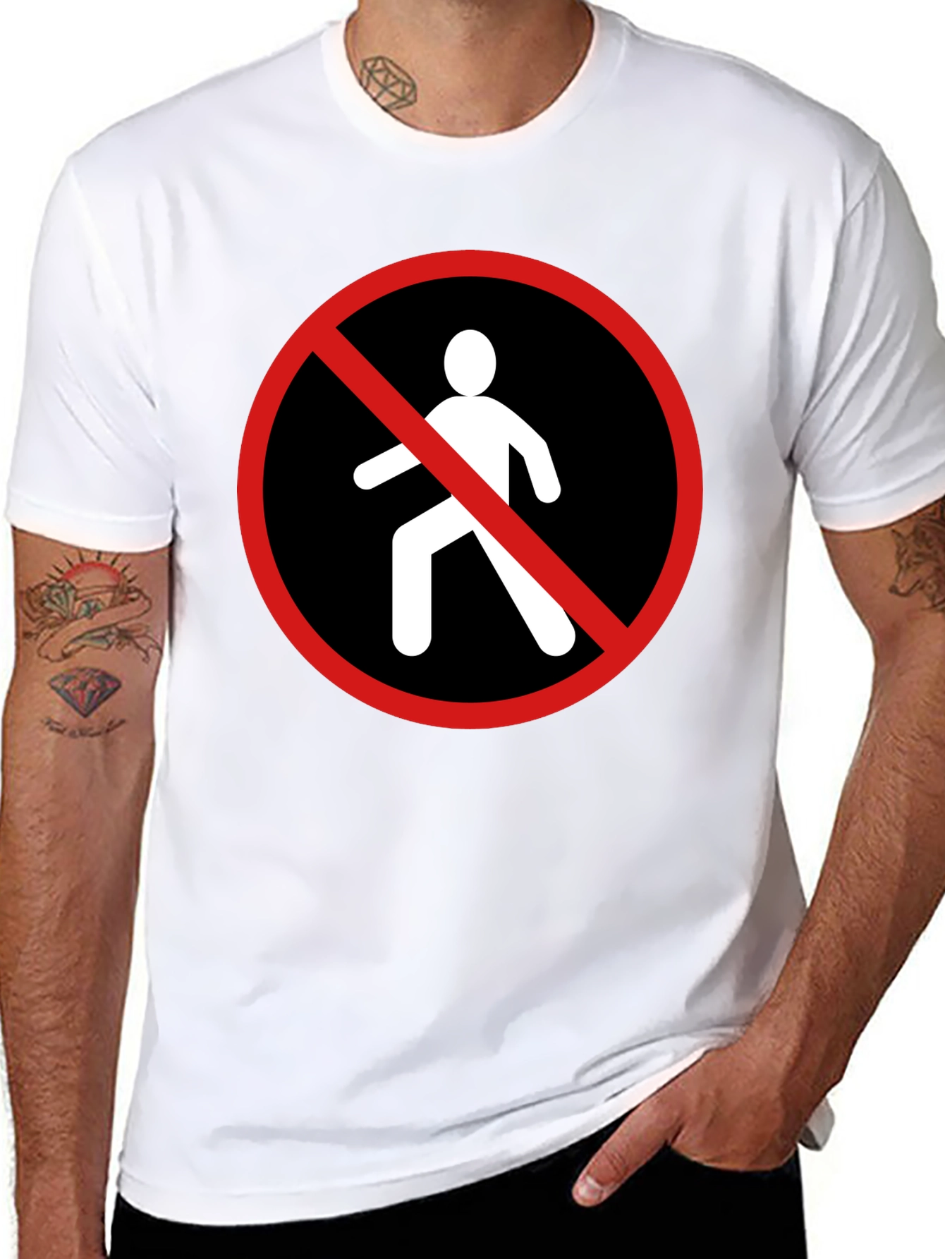 No Walking T-Shirt - Graphic Tee