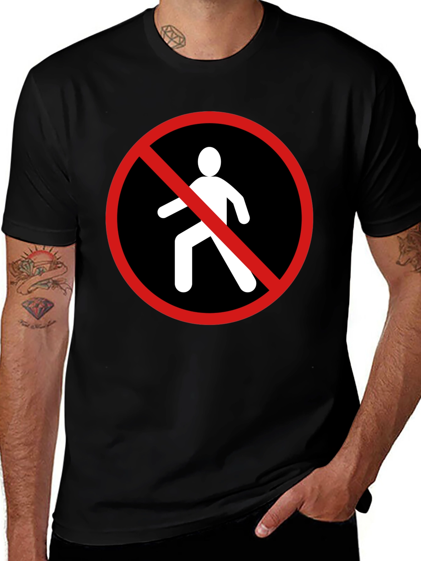 No Walking T-Shirt - Graphic Tee