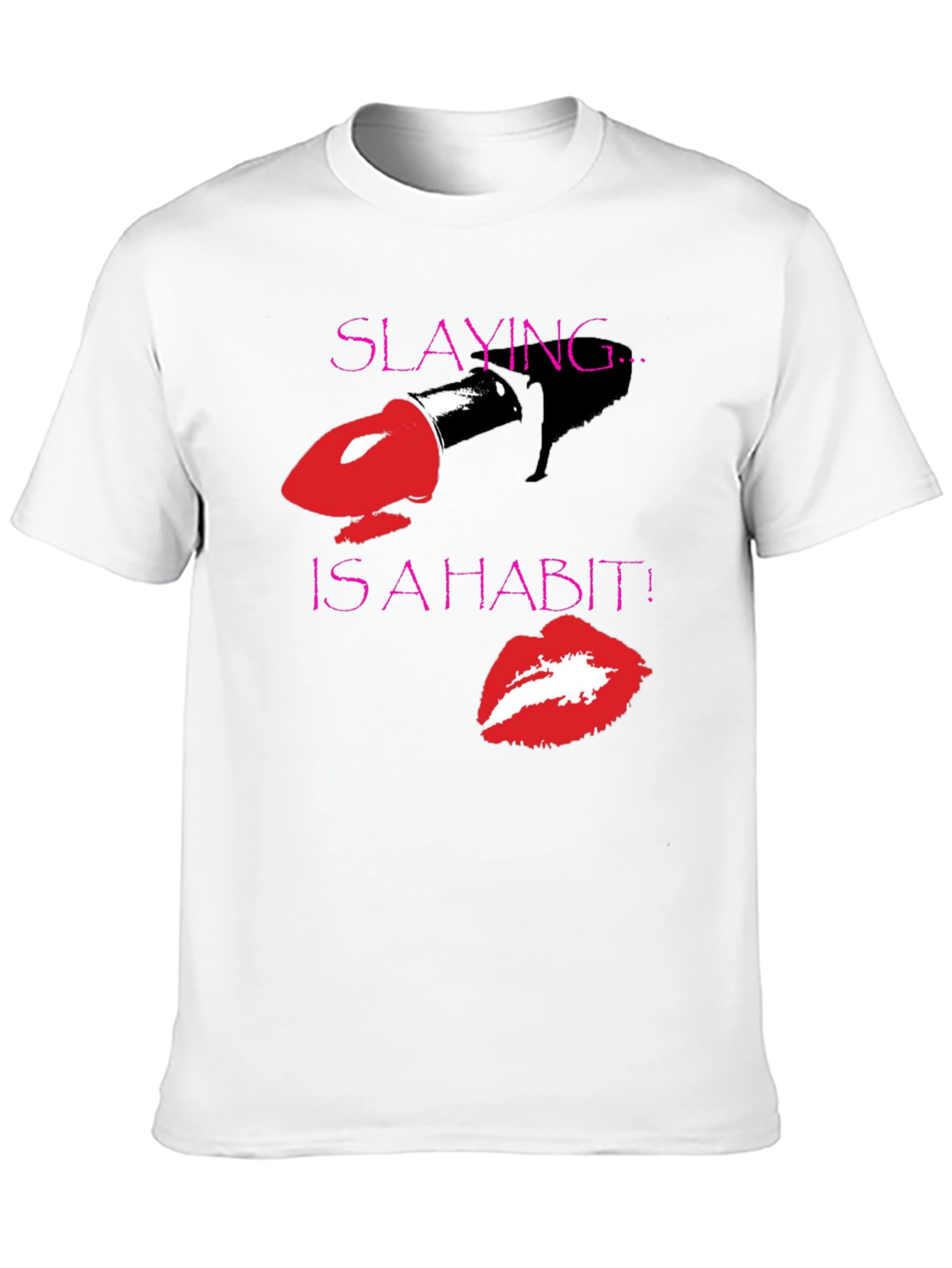 Slaying is a Habit Black T-Shirt