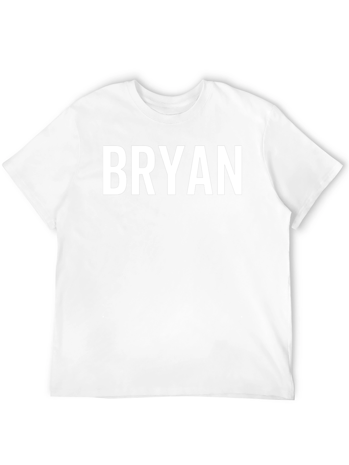 Bryan T-Shirt - Custom Name Black Tee